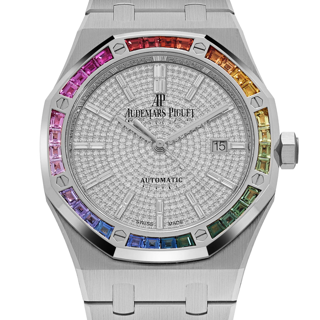 Umbraux A Vauban White Gold Rainbow Sapphires