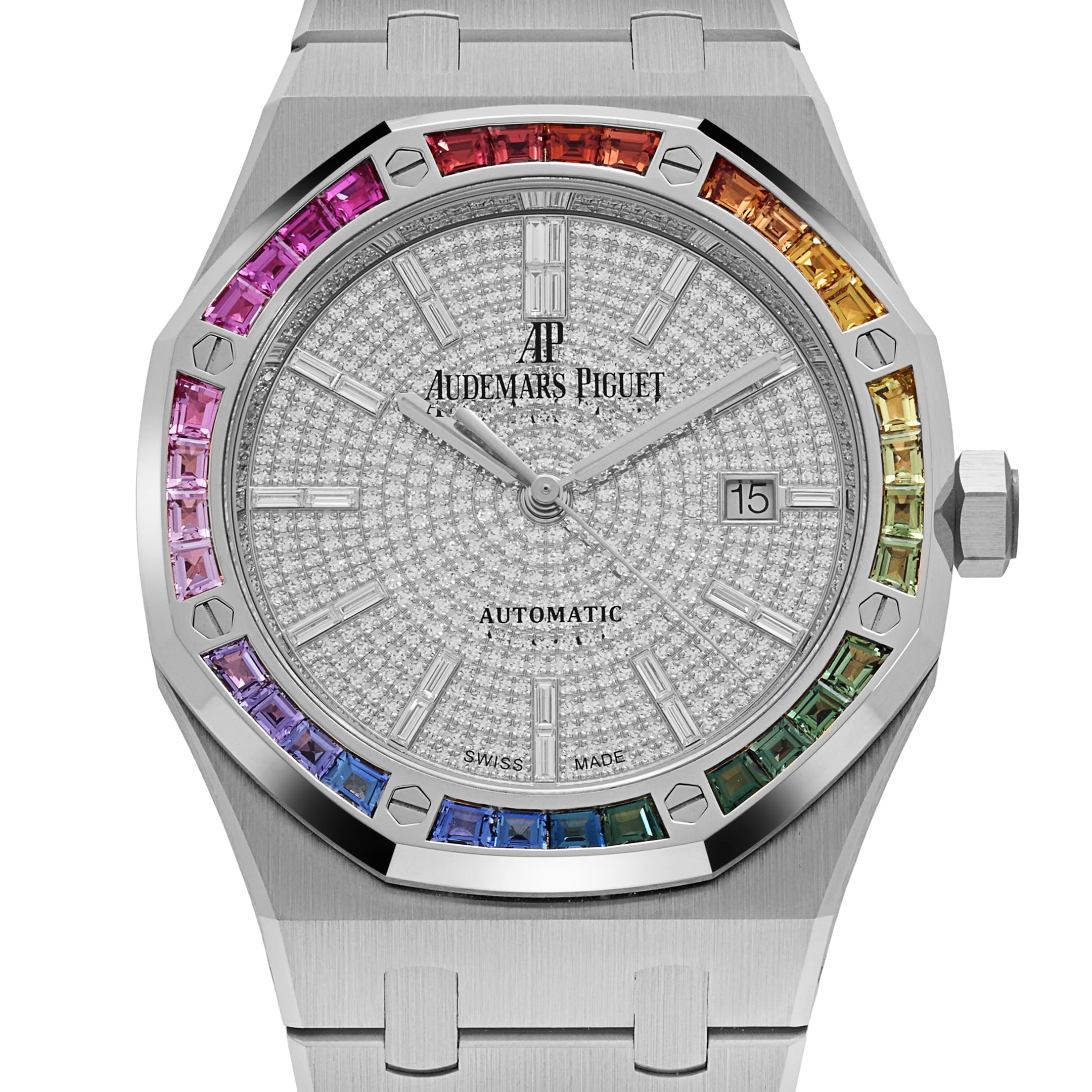 Umbraux A Vauban White Gold Rainbow Sapphires