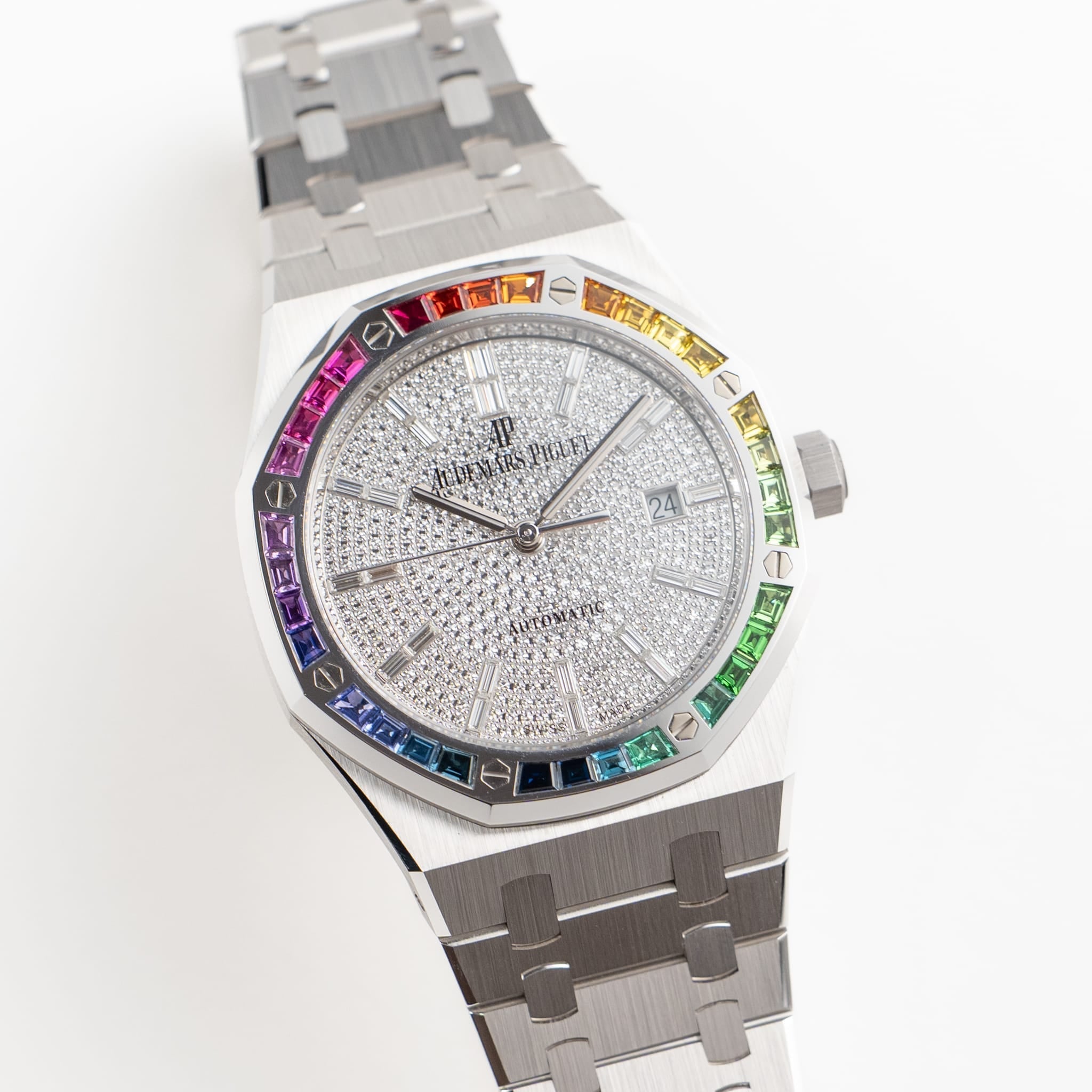 Umbraux A Vauban White Gold Rainbow Sapphires