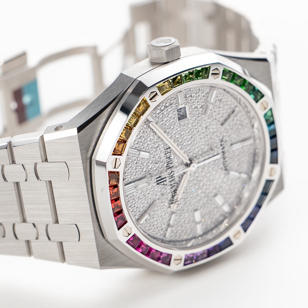 Umbraux A Vauban White Gold Rainbow Sapphires