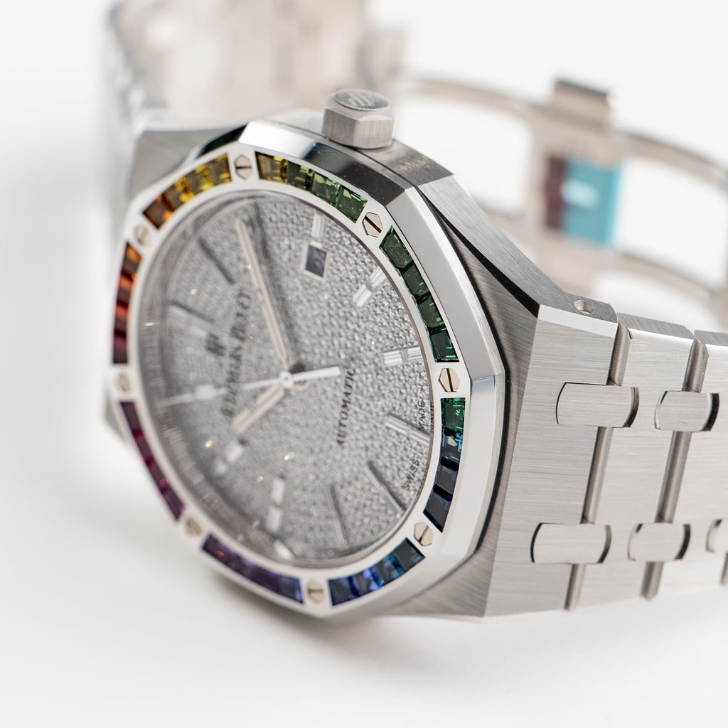 Umbraux A Vauban White Gold Rainbow Sapphires