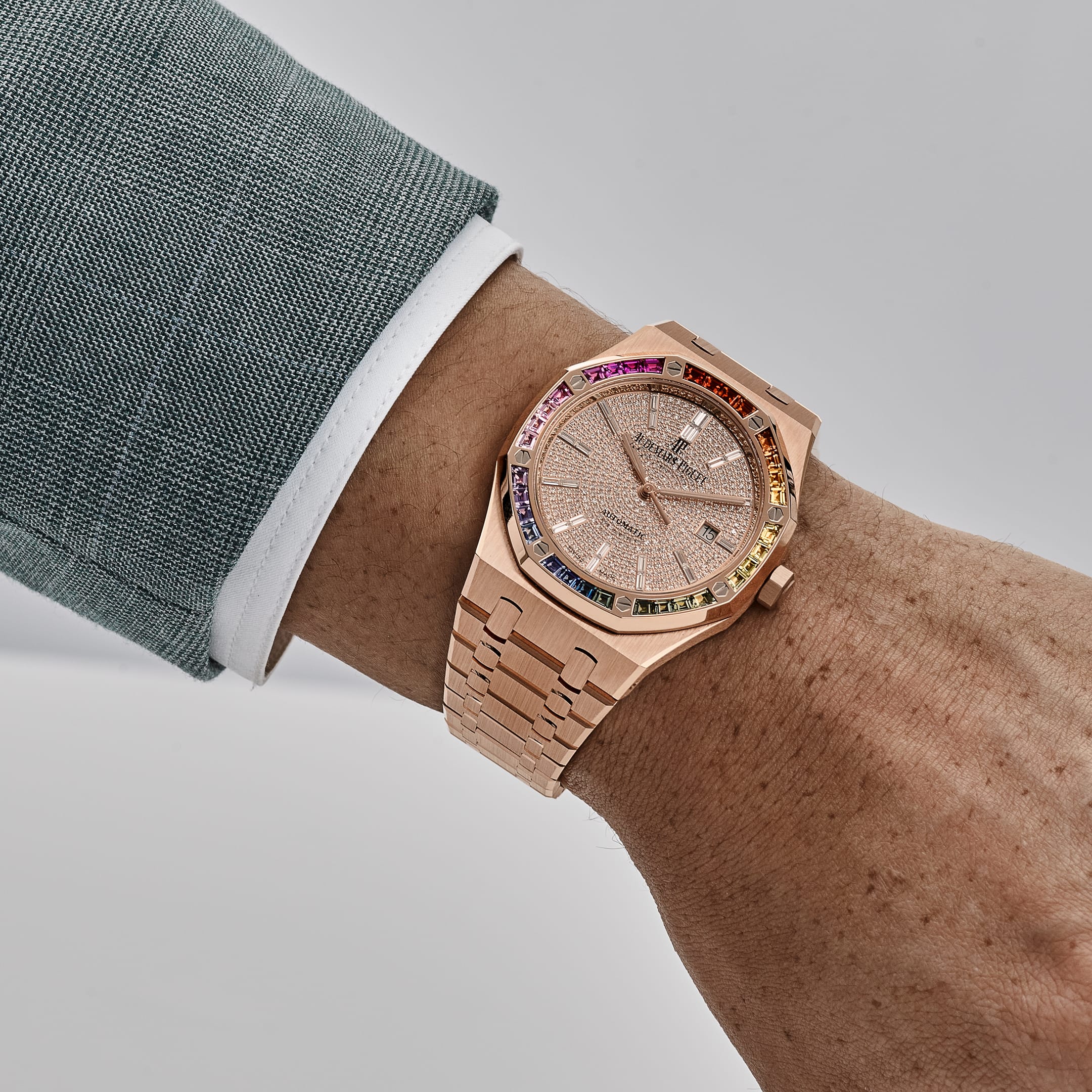 Umbraux A Vauban Rose Gold Rainbow Sapphires