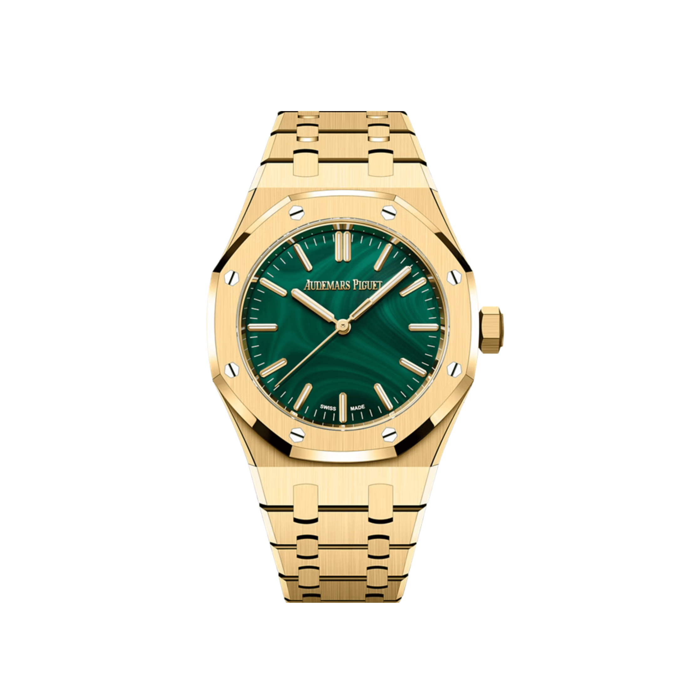 Umbraux A Vauban Yellow Gold Malachite