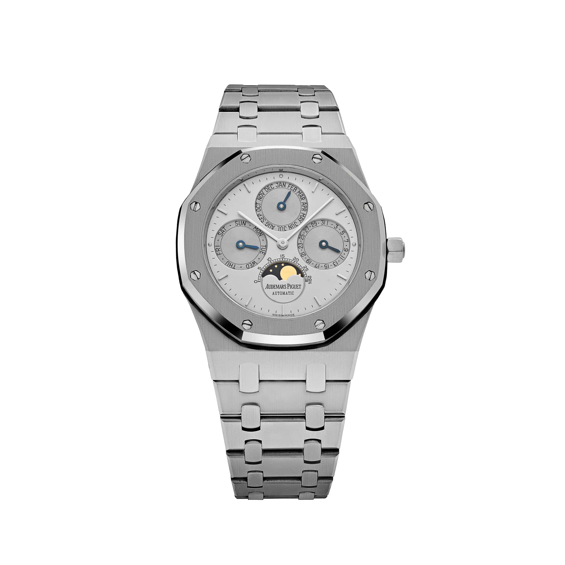 Umbraux A Vauban Perpetual Calendar Stainless Steel Silver