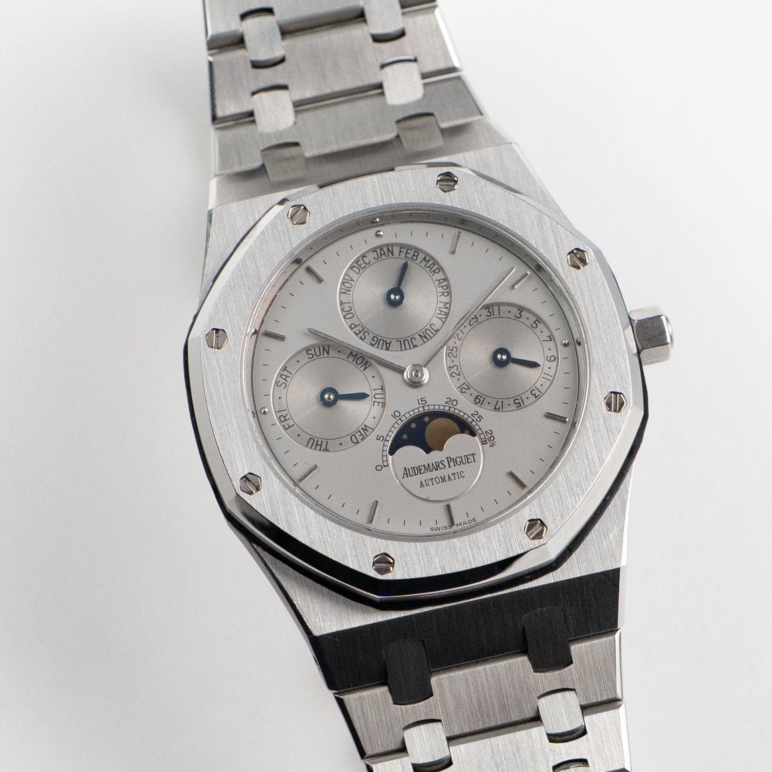Umbraux A Vauban Perpetual Calendar Stainless Steel Silver