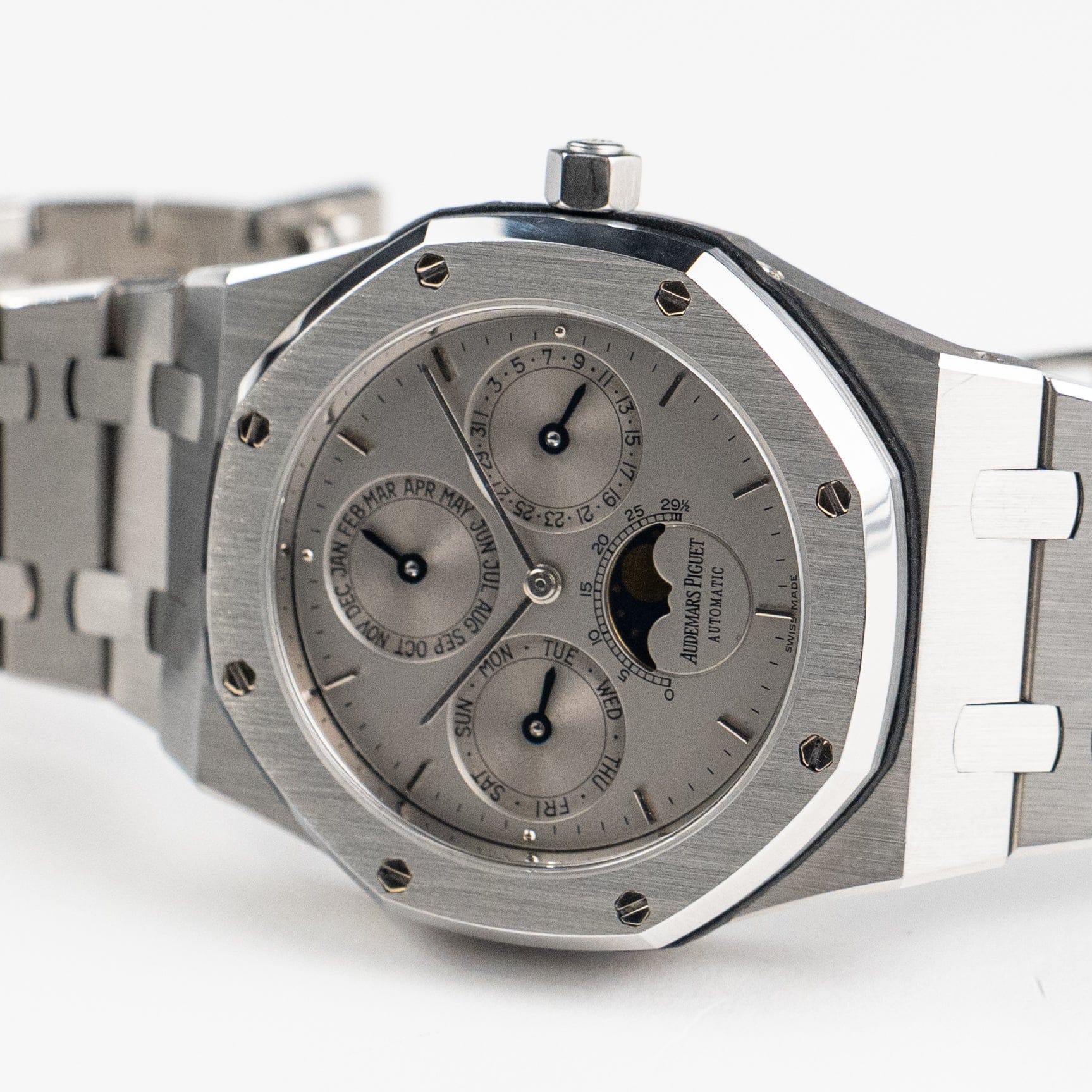 Umbraux A Vauban Perpetual Calendar Stainless Steel Silver
