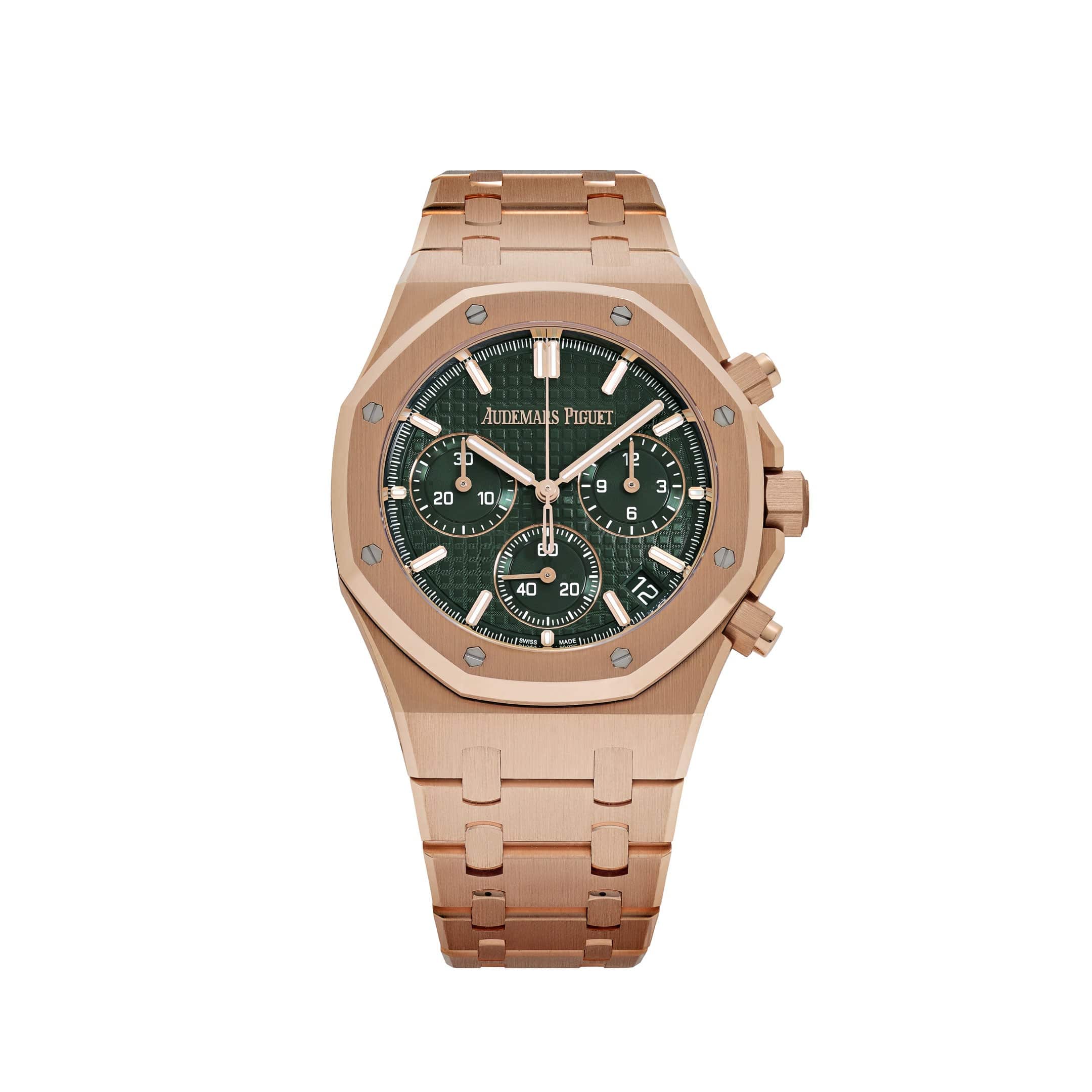 Umbraux A Vauban Chronograph Rose Gold Khaki Green