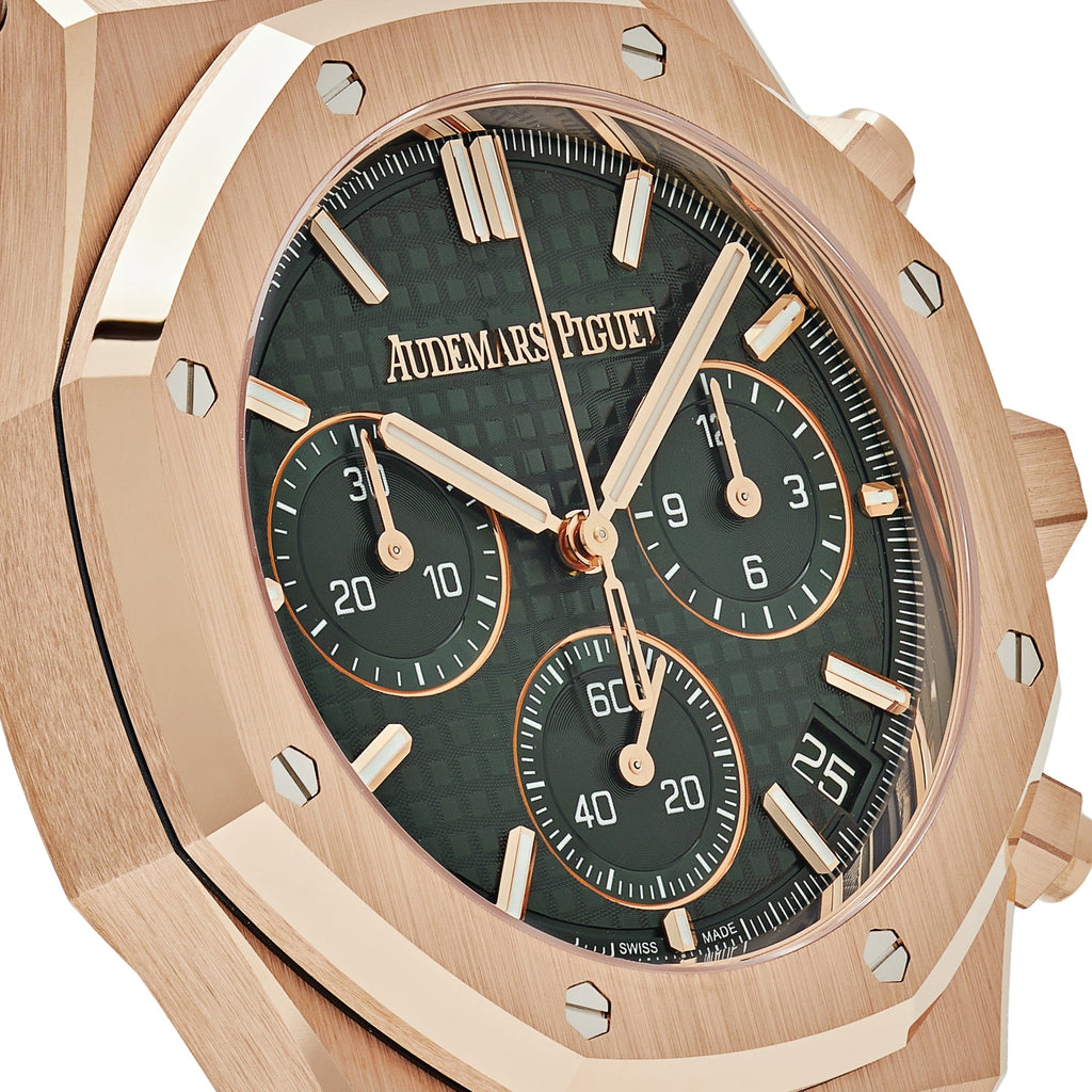 Umbraux A Vauban Chronograph Rose Gold Khaki Green
