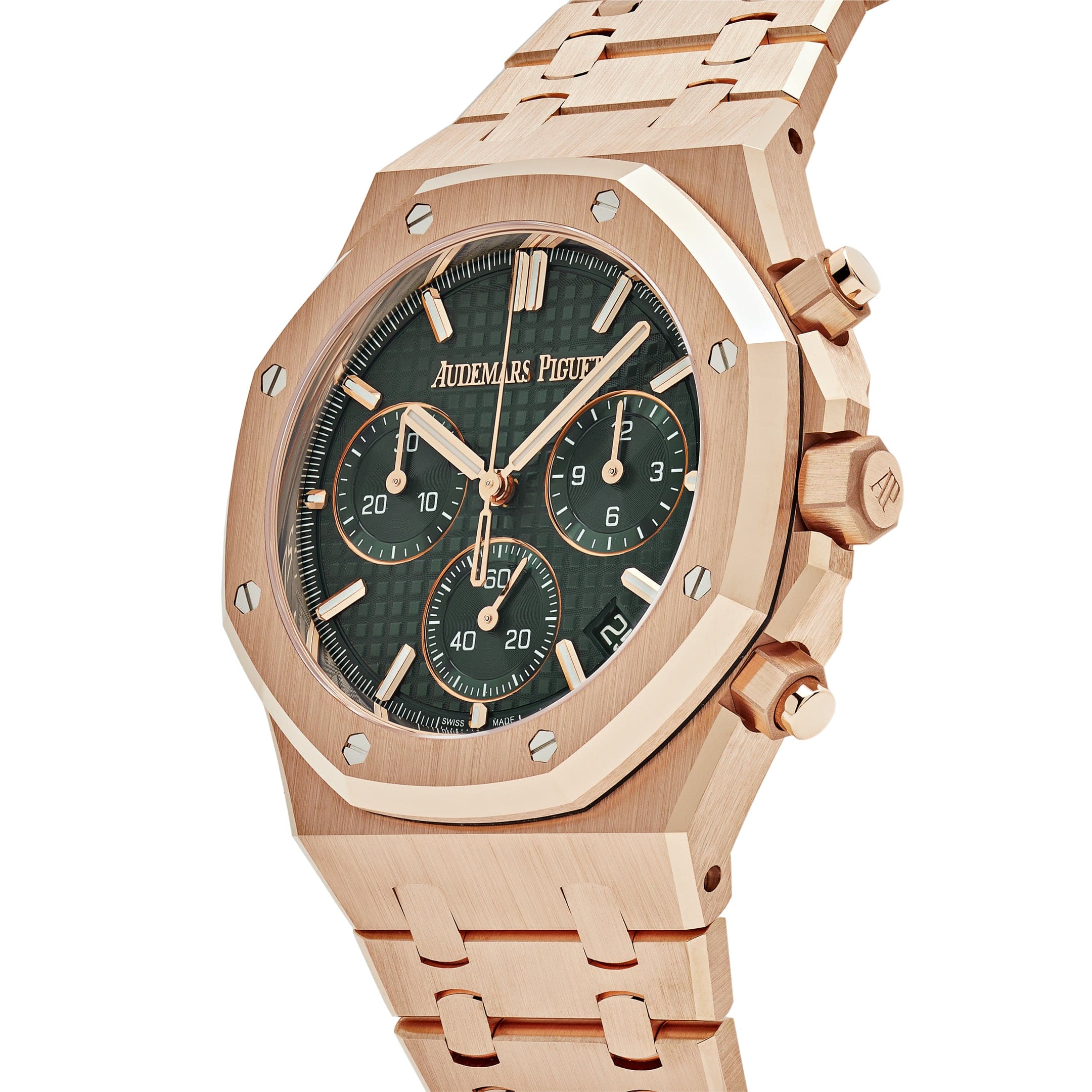 Umbraux A Vauban Chronograph Rose Gold Khaki Green