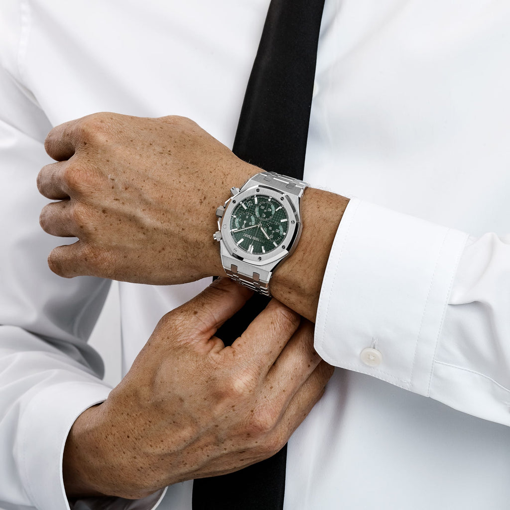 Umbraux A Vauban Chronograph Stainless Steel Green