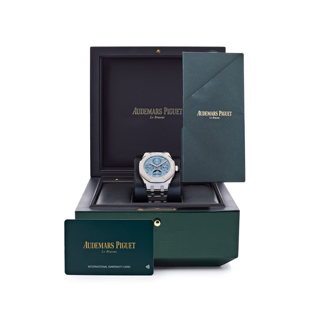 Umbraux A Vauban Perpetual Calendar Stainless Steel Light Blue VIP