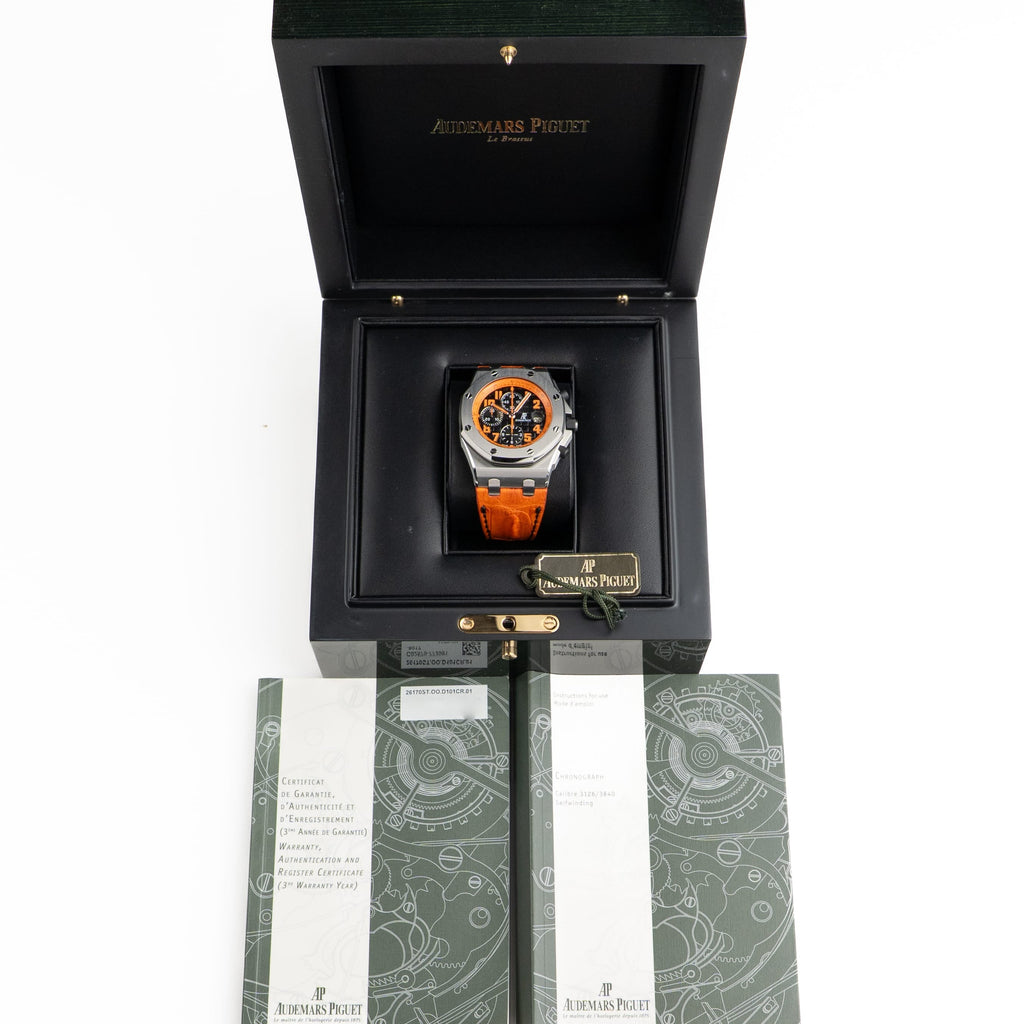 Umbraux A Vauban Sport Chronograph Stainless Steel Black Orange