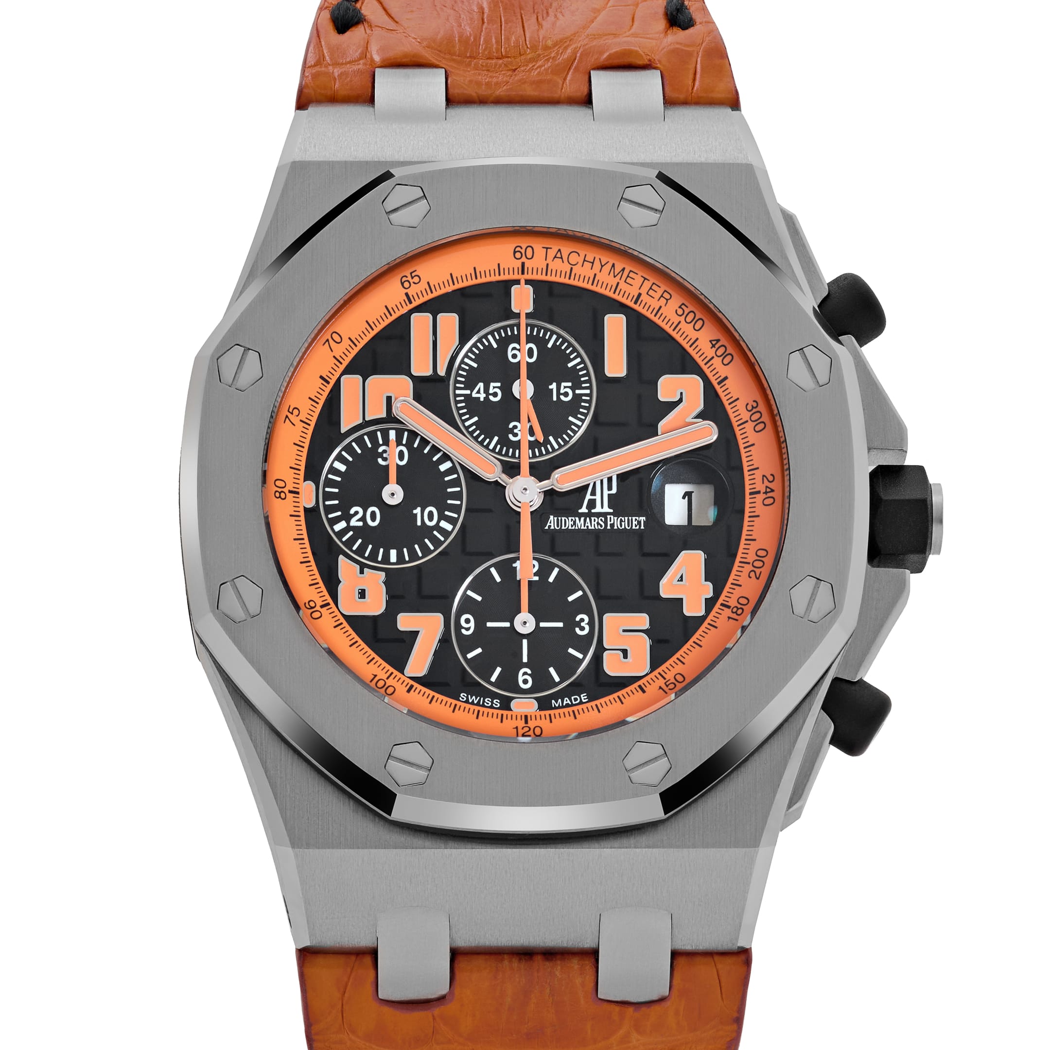Umbraux A Vauban Sport Chronograph Stainless Steel Black Orange