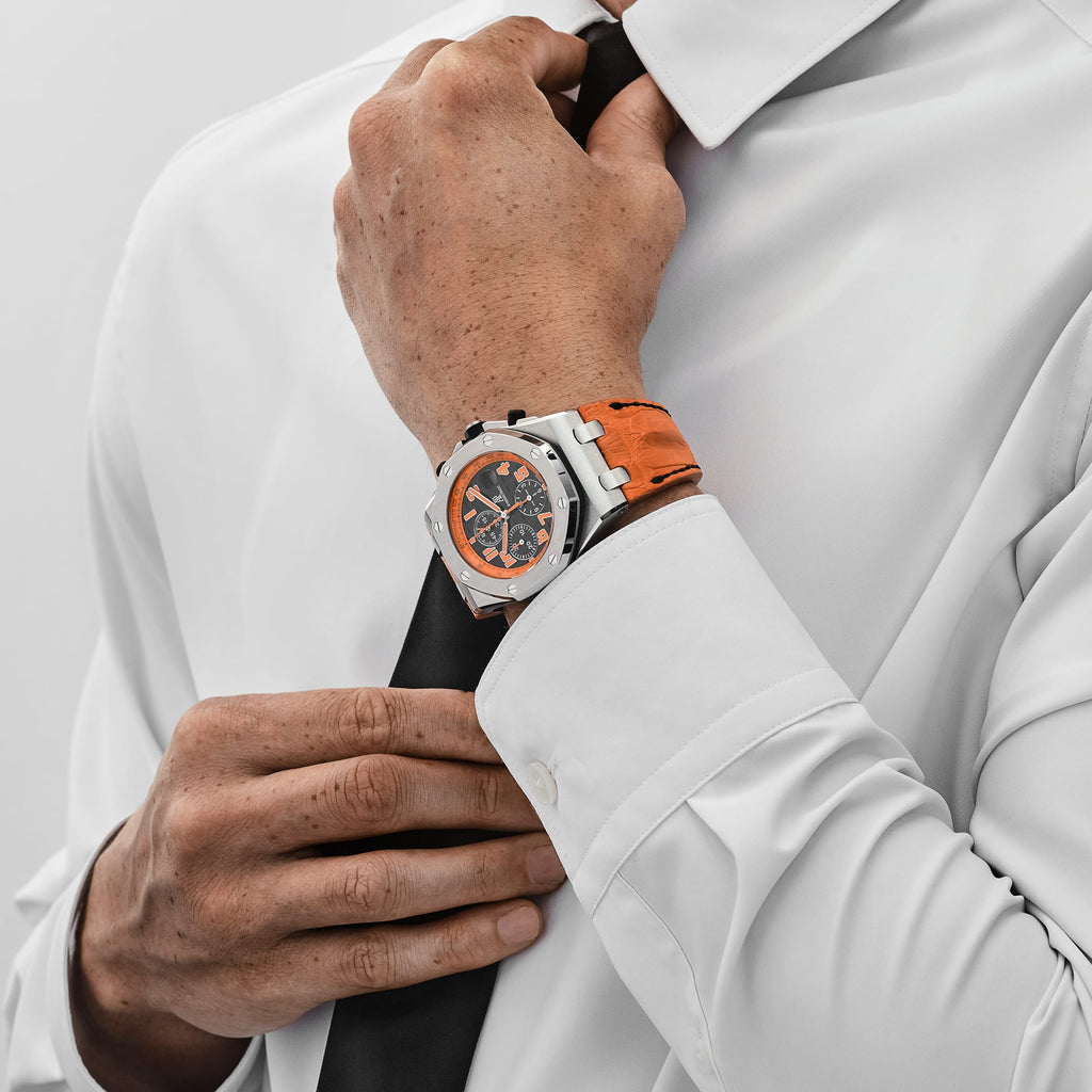Umbraux A Vauban Sport Chronograph Stainless Steel Black Orange