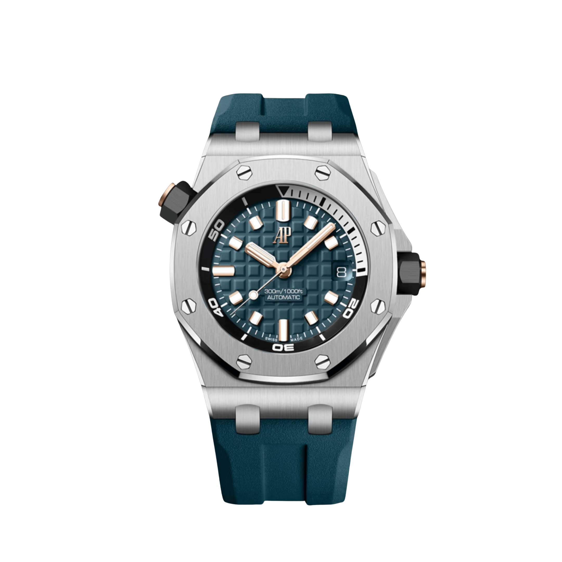 Umbraux A Vauban Sport Diver Stainless Steel Blue