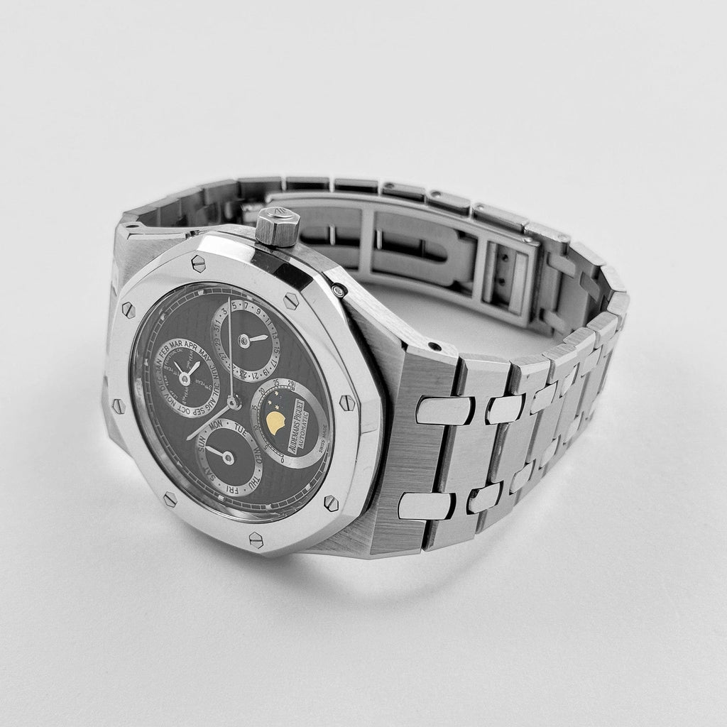 Umbraux A Vauban Perpetual Calendar Stainless Steel Black