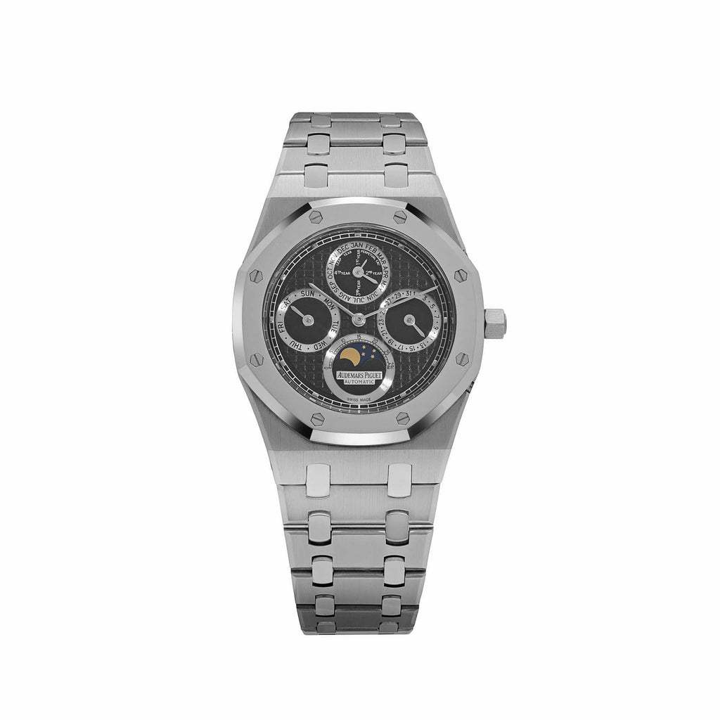 Umbraux A Vauban Perpetual Calendar Stainless Steel Black VIP
