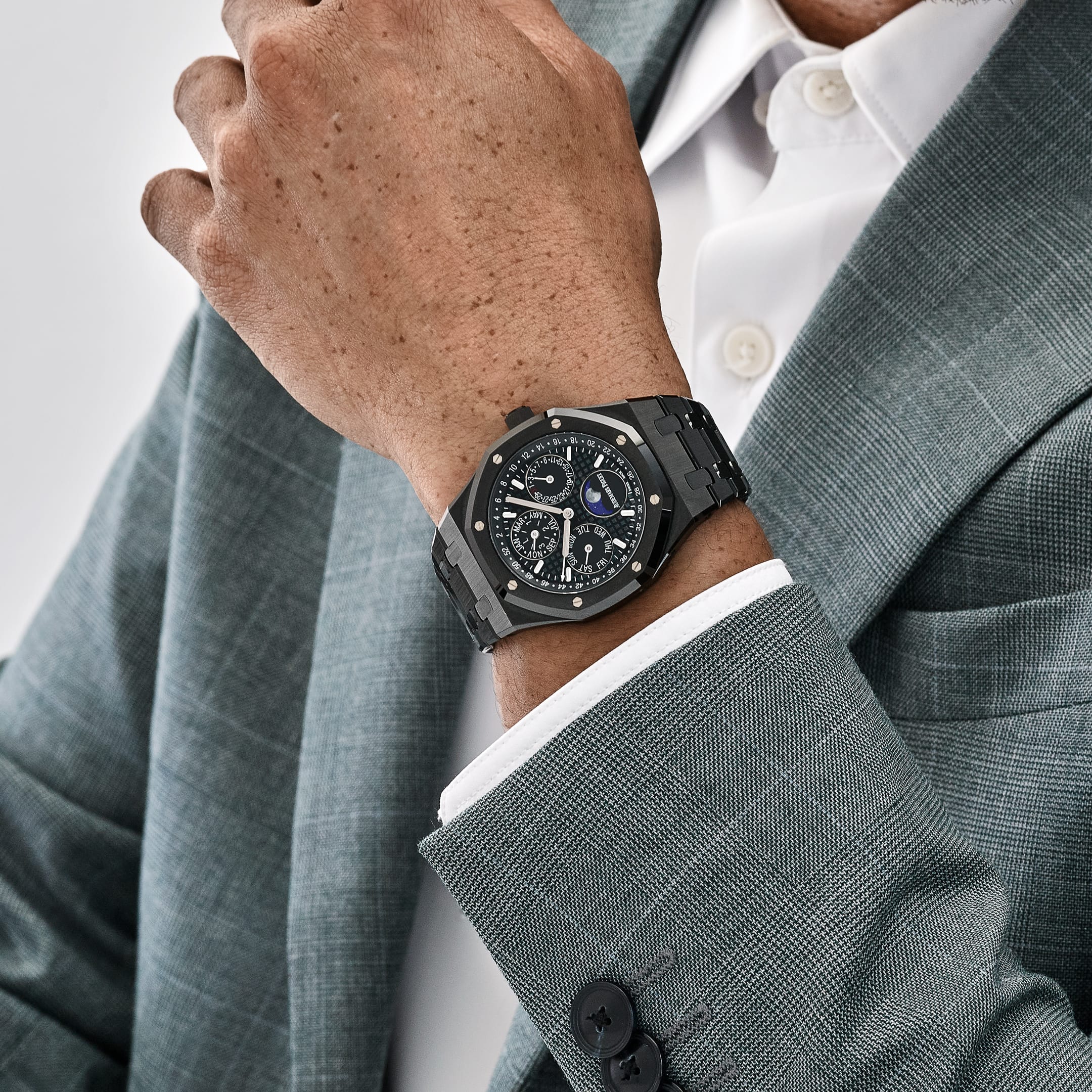 Umbraux A Vauban Perpetual Calendar Black Ceramic