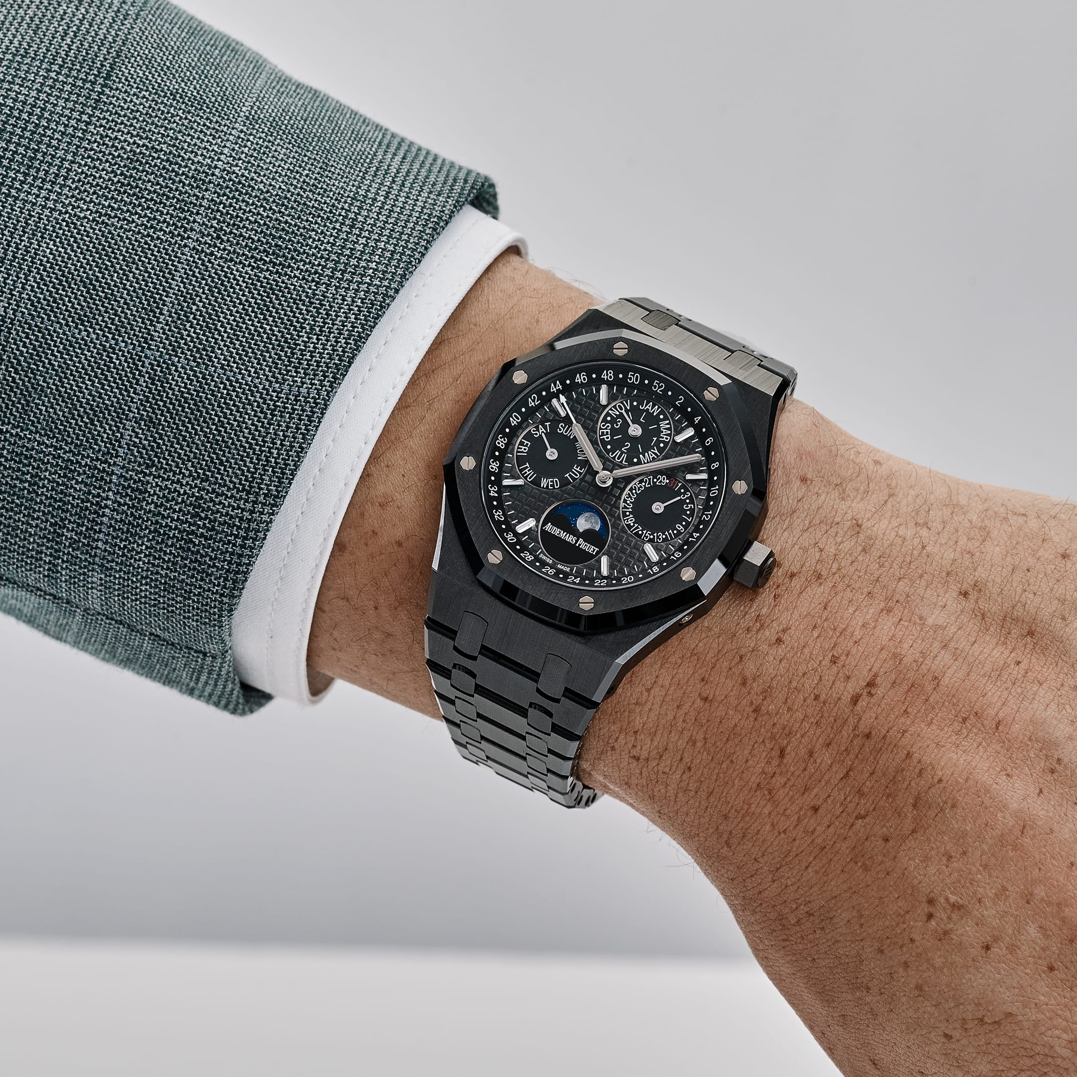 Umbraux A Vauban Perpetual Calendar Black Ceramic