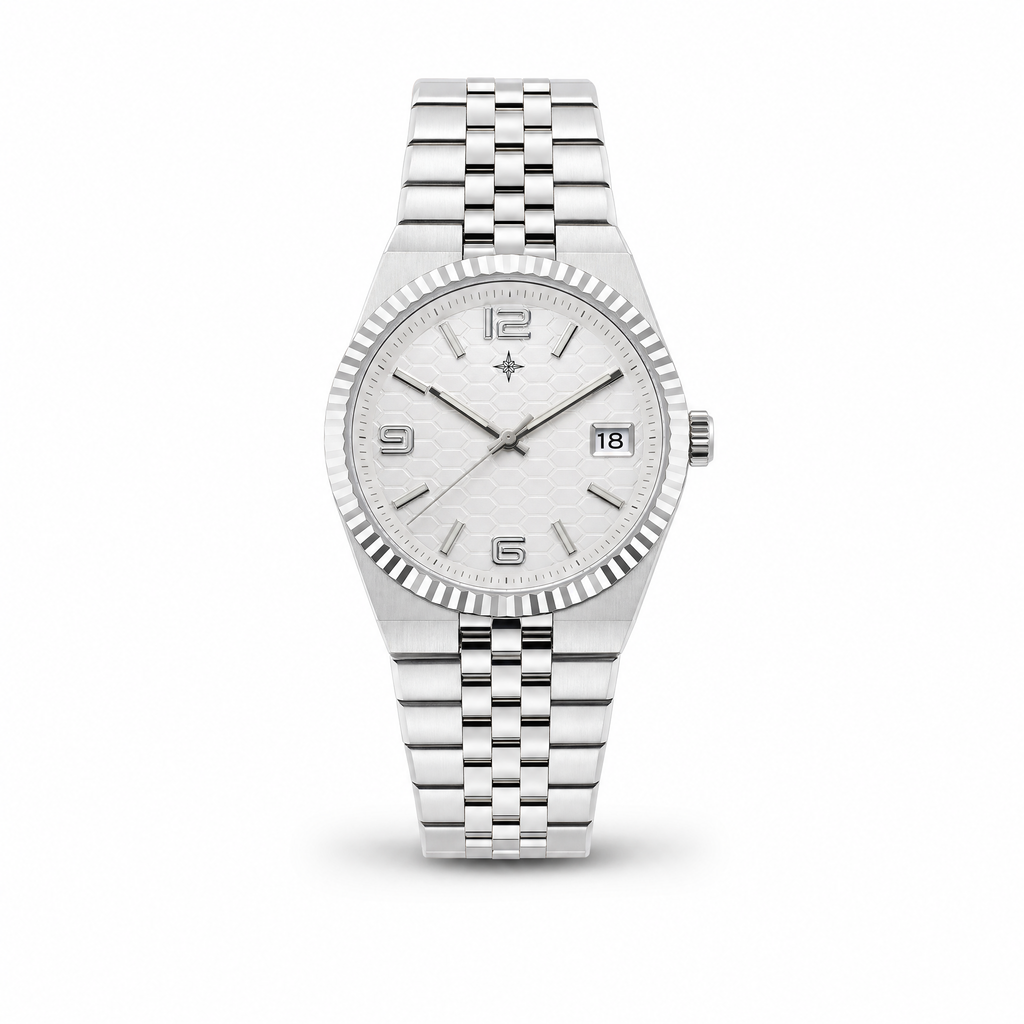Umbraux Date 41mm President – Argent