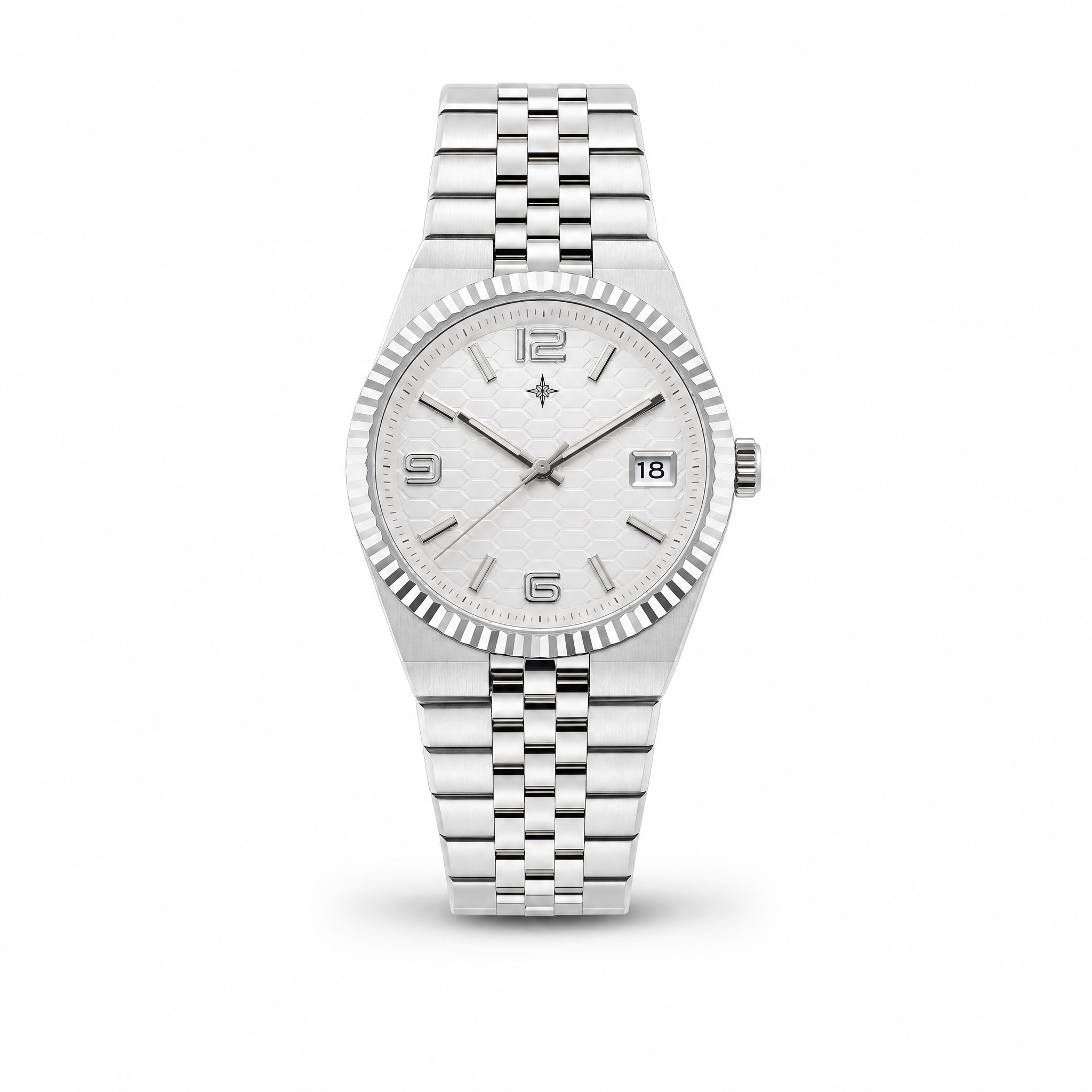 Umbraux Date 41mm President – Argent