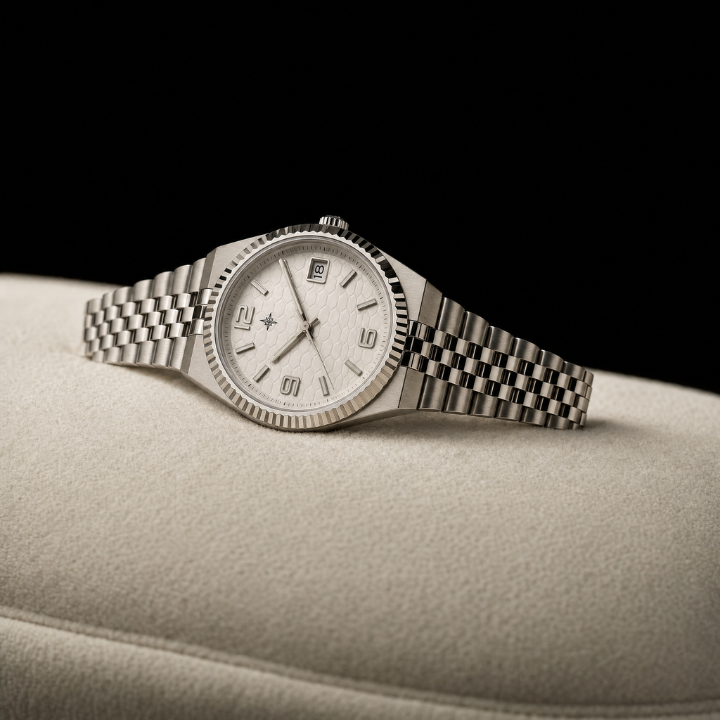 Umbraux Date 41mm President – Argent