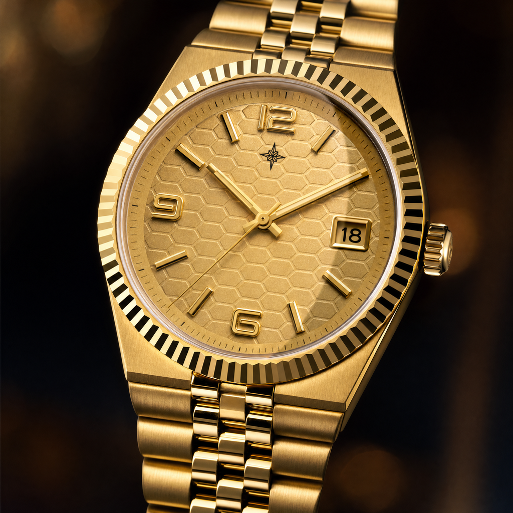 Umbraux Date 41mm President – Or