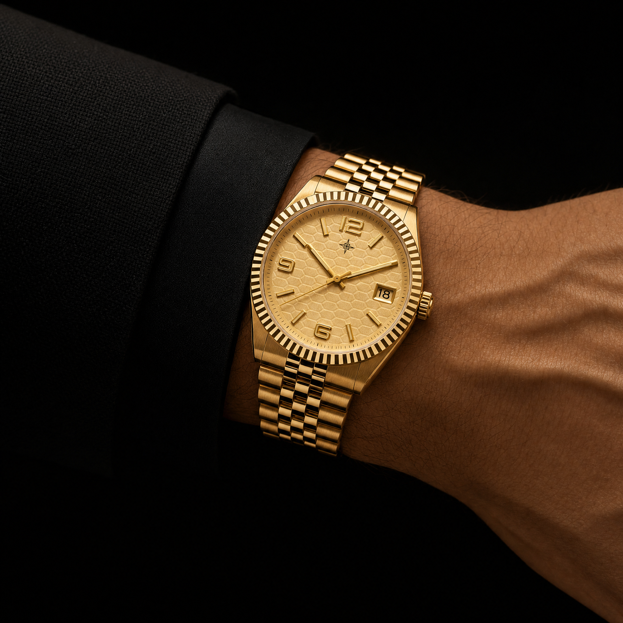 Umbraux Date 41mm President – Or