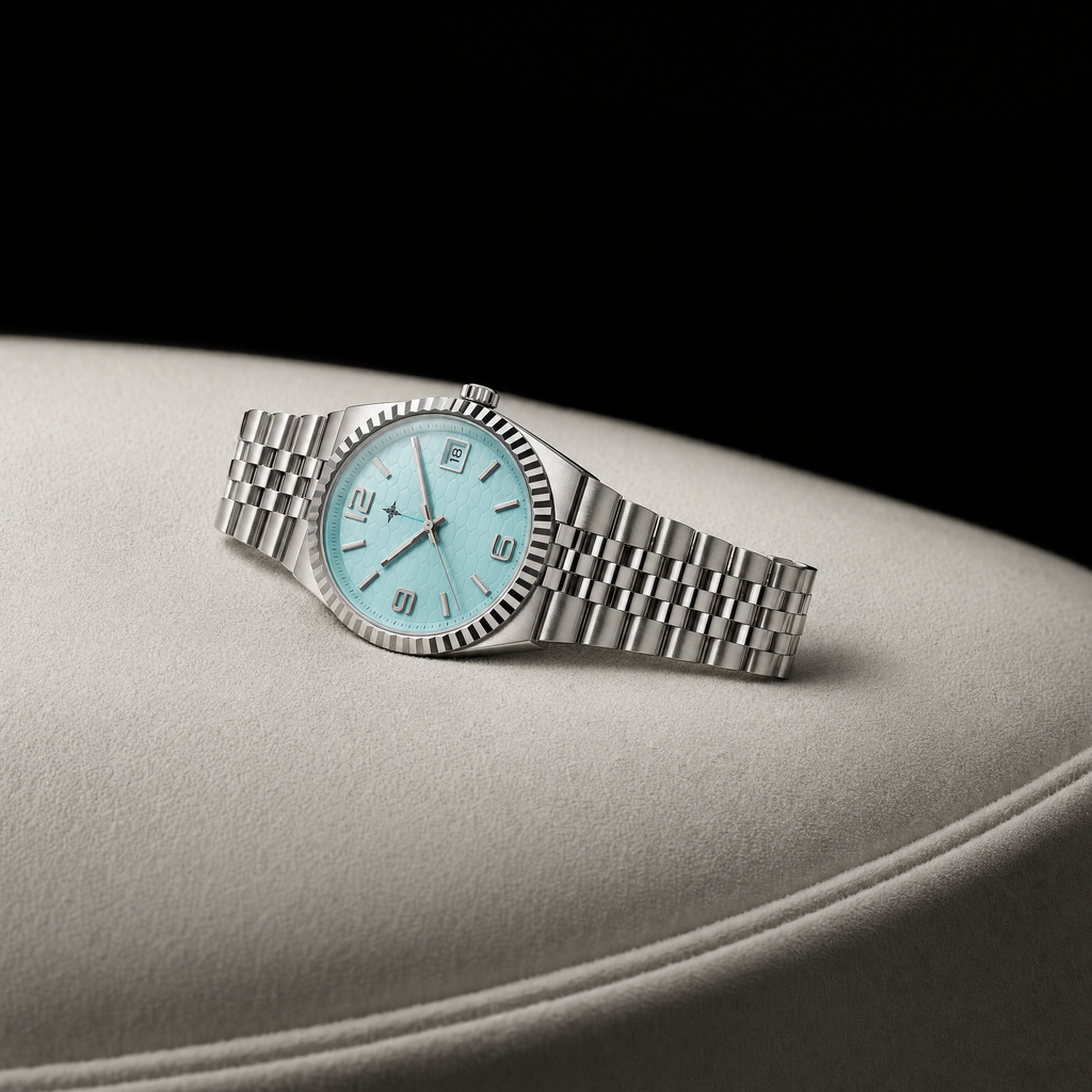Umbraux Date 41mm President – Tiffany