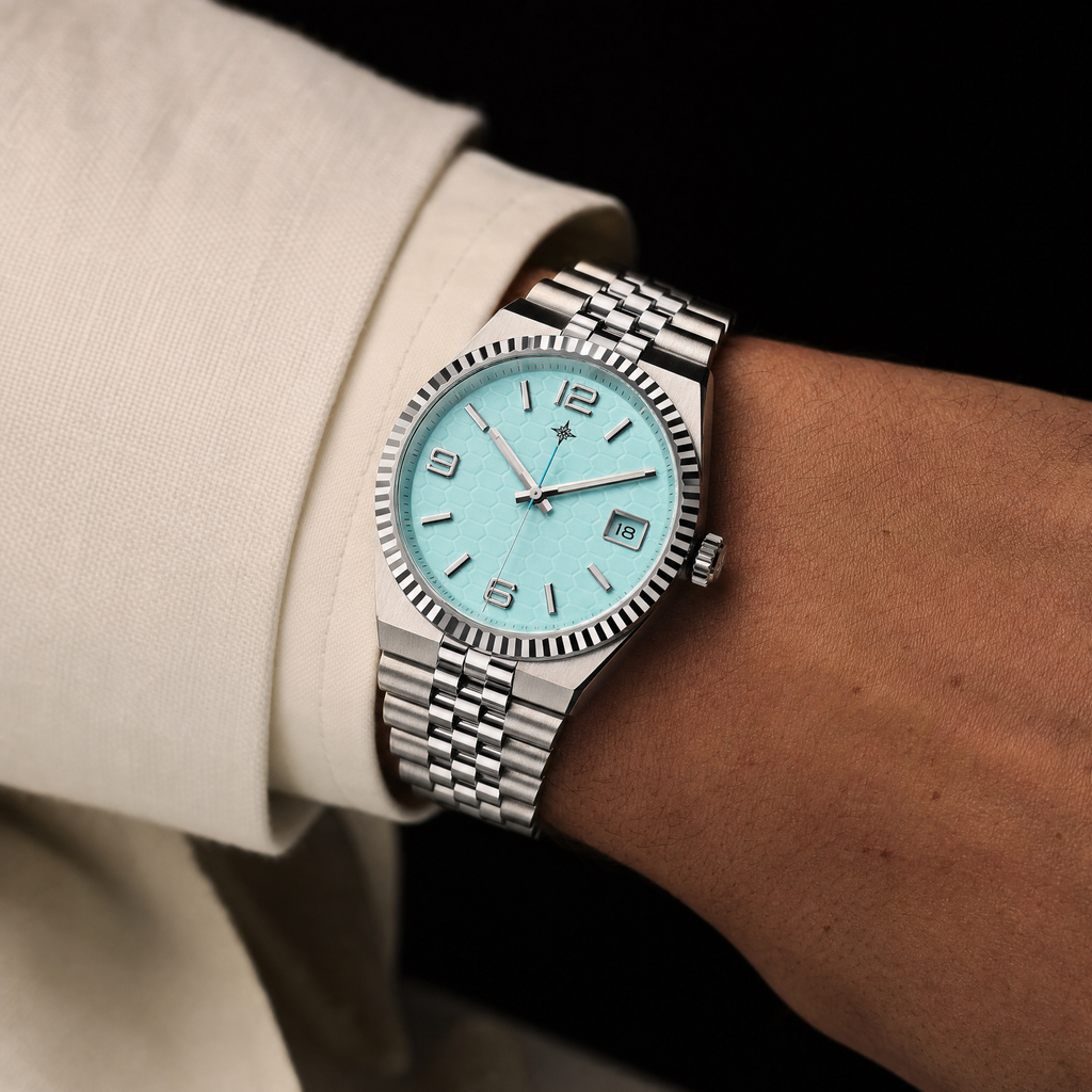 Umbraux Date 41mm President – Tiffany