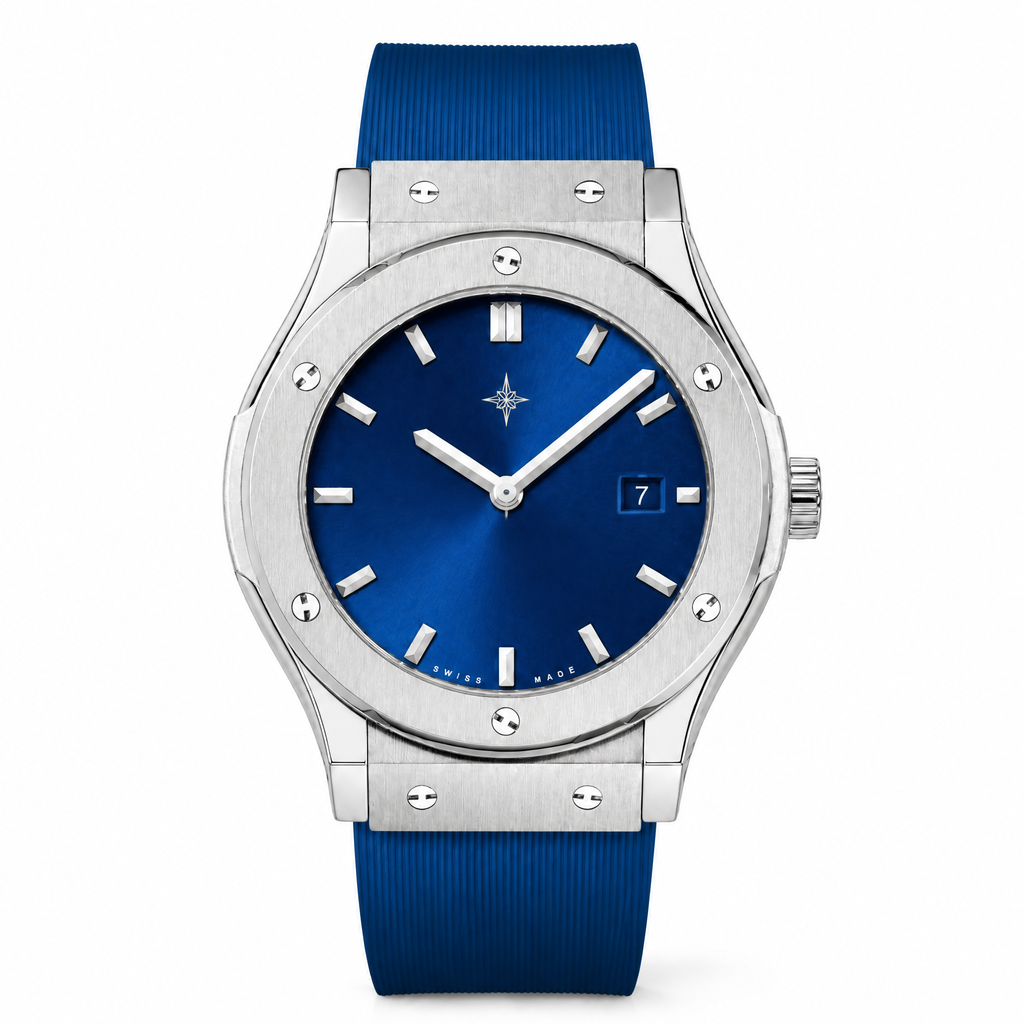 Umbraux Fusion 42mm Argent – Azure