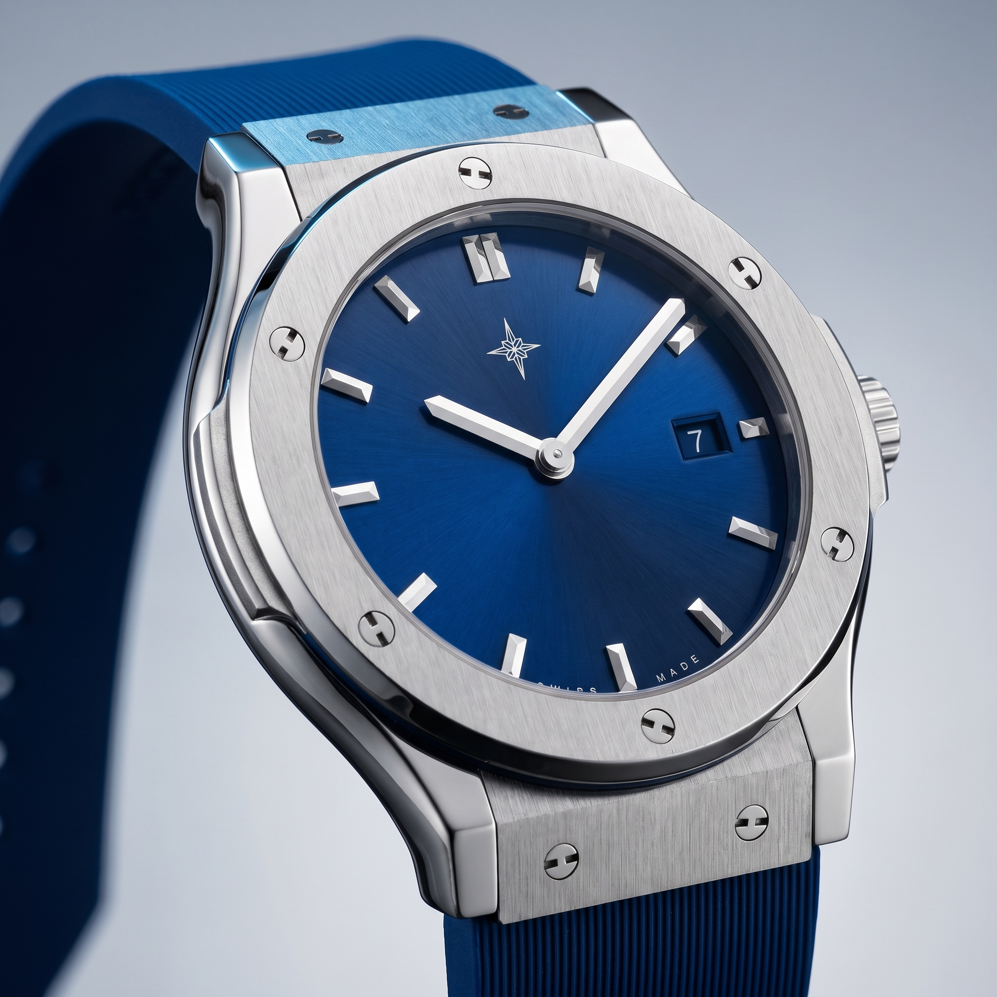 Umbraux Fusion 42mm Argent – Azure