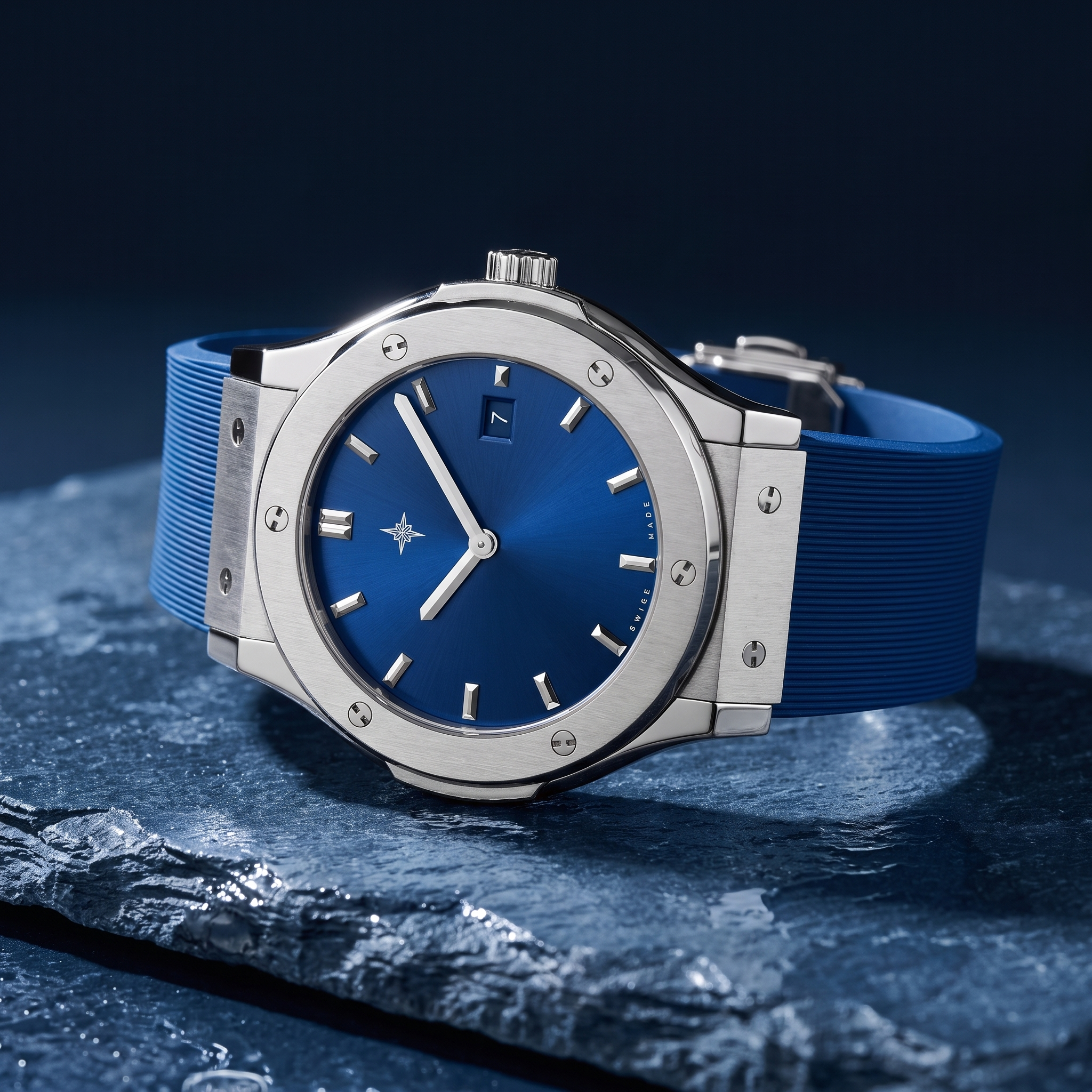 Umbraux Fusion 42mm Argent – Azure