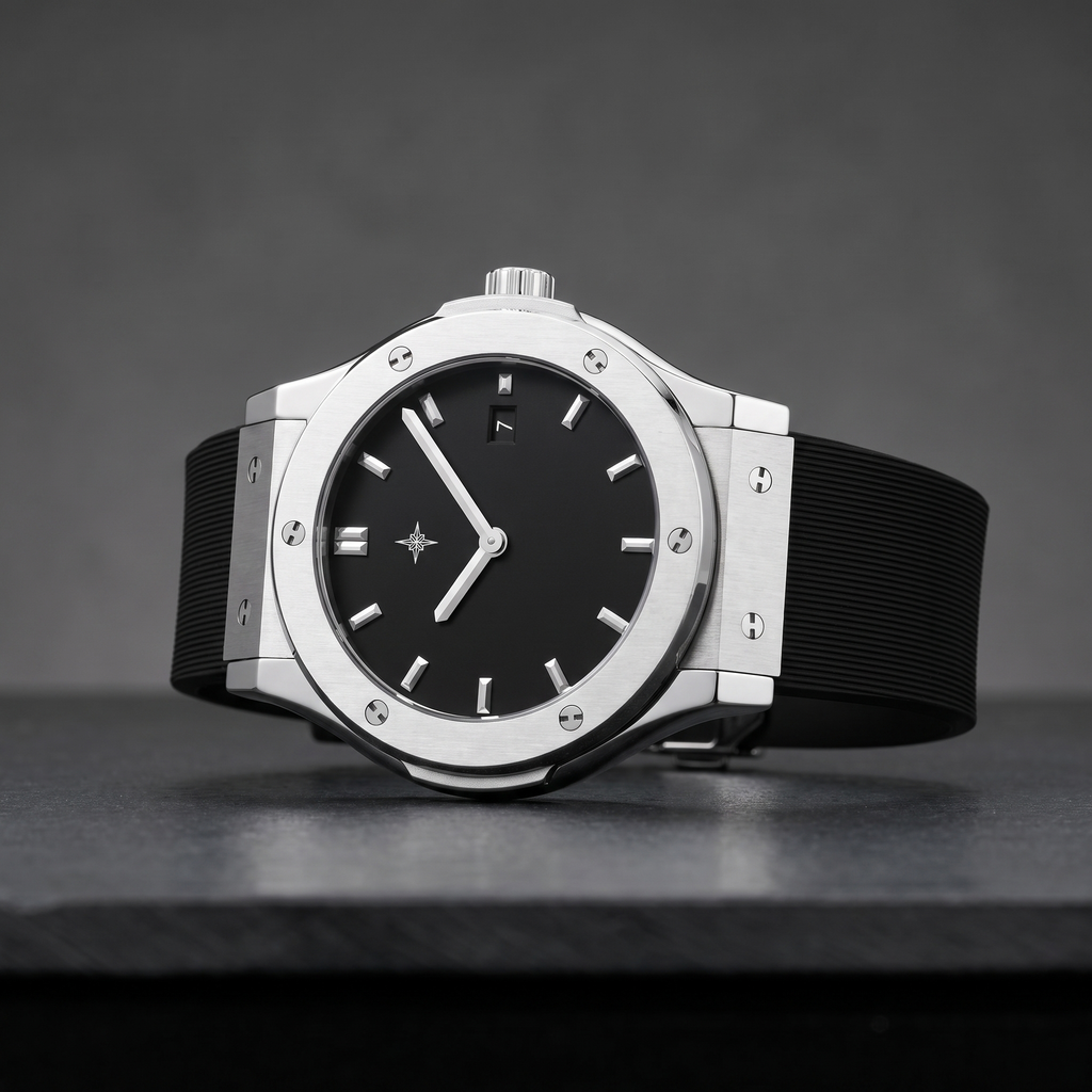Umbraux Fusion 42mm Argent – Onyx