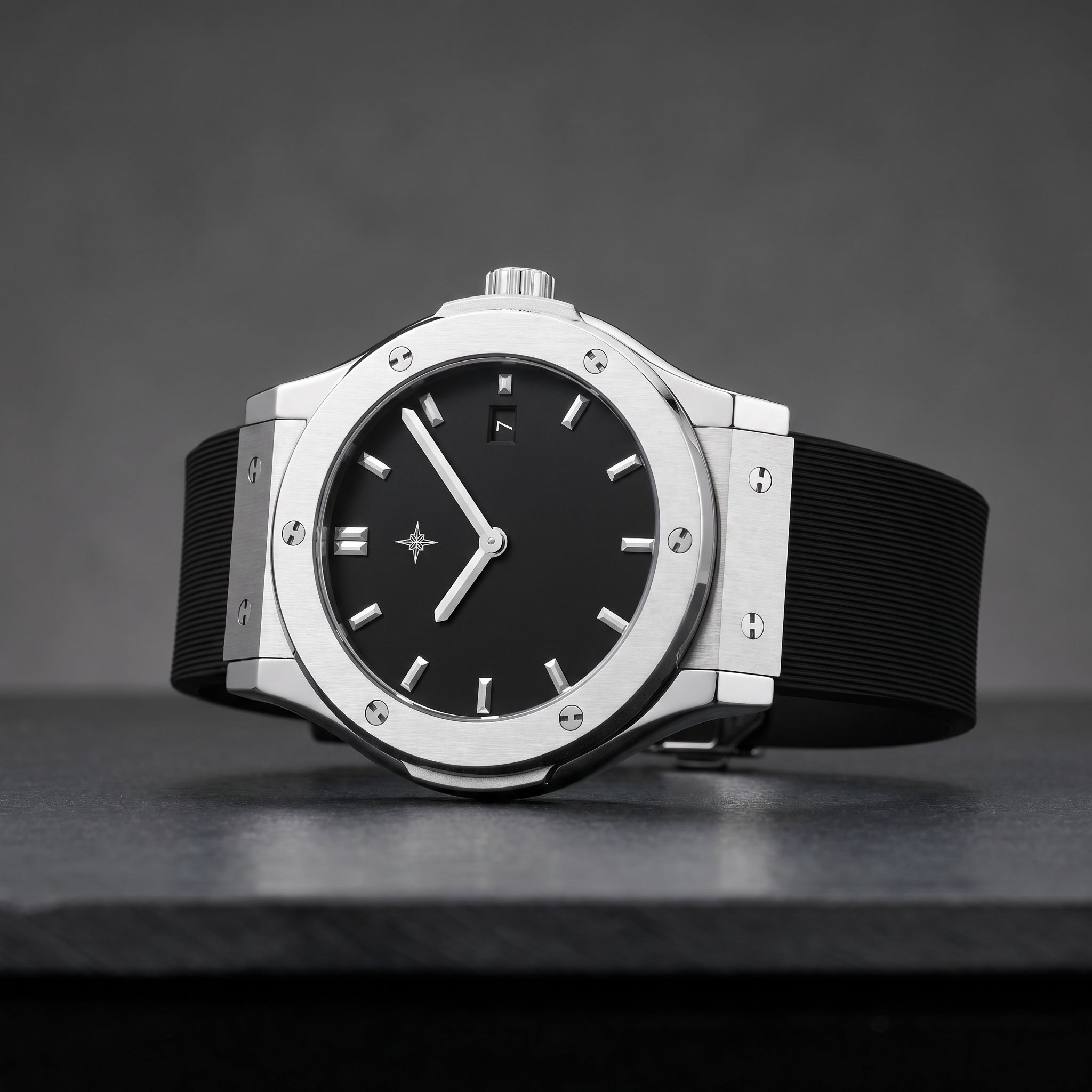 Umbraux Fusion 42mm Argent – Onyx