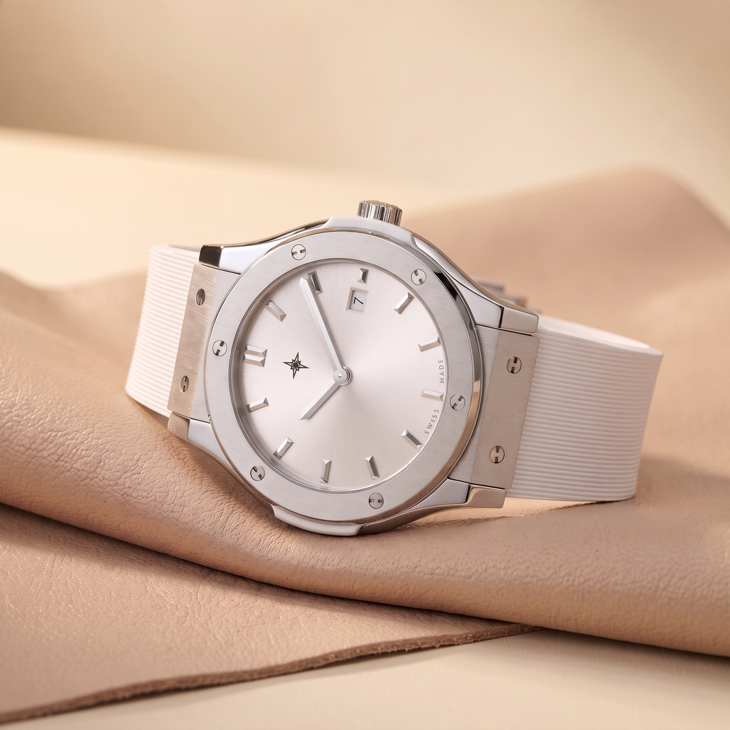 Umbraux Fusion 42mm Argent – Pearl