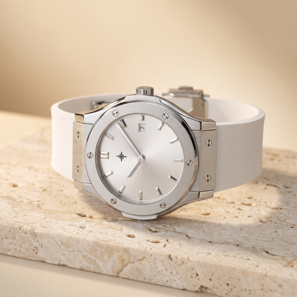 Umbraux Fusion 42mm Argent – Pearl