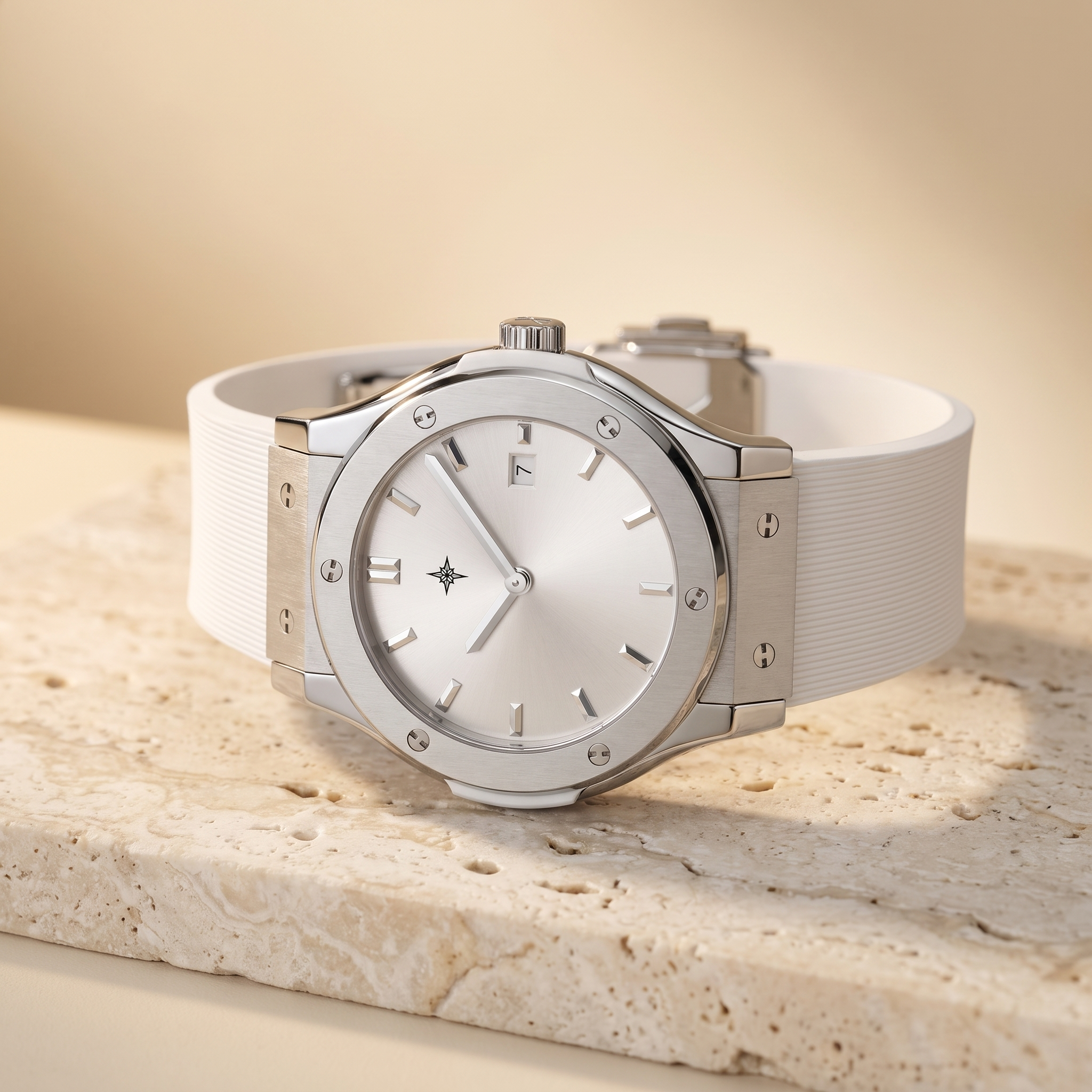 Umbraux Fusion 42mm Argent – Pearl