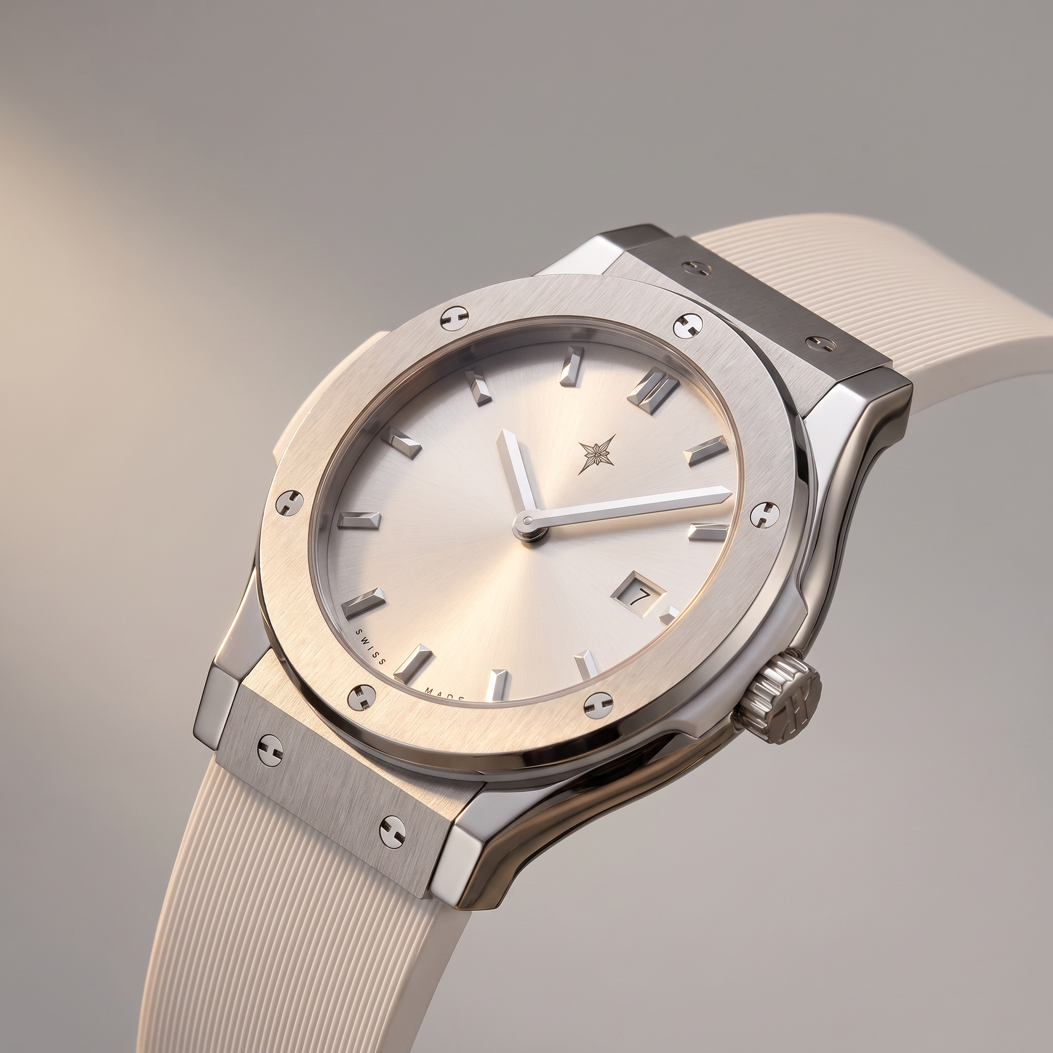 Umbraux Fusion 42mm Argent – Pearl