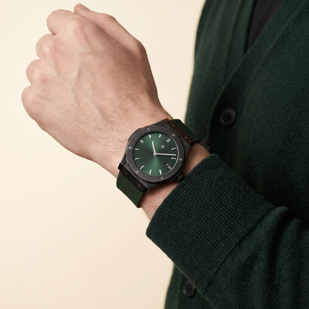 Umbraux Fusion 42mm Ceramic – Emerald