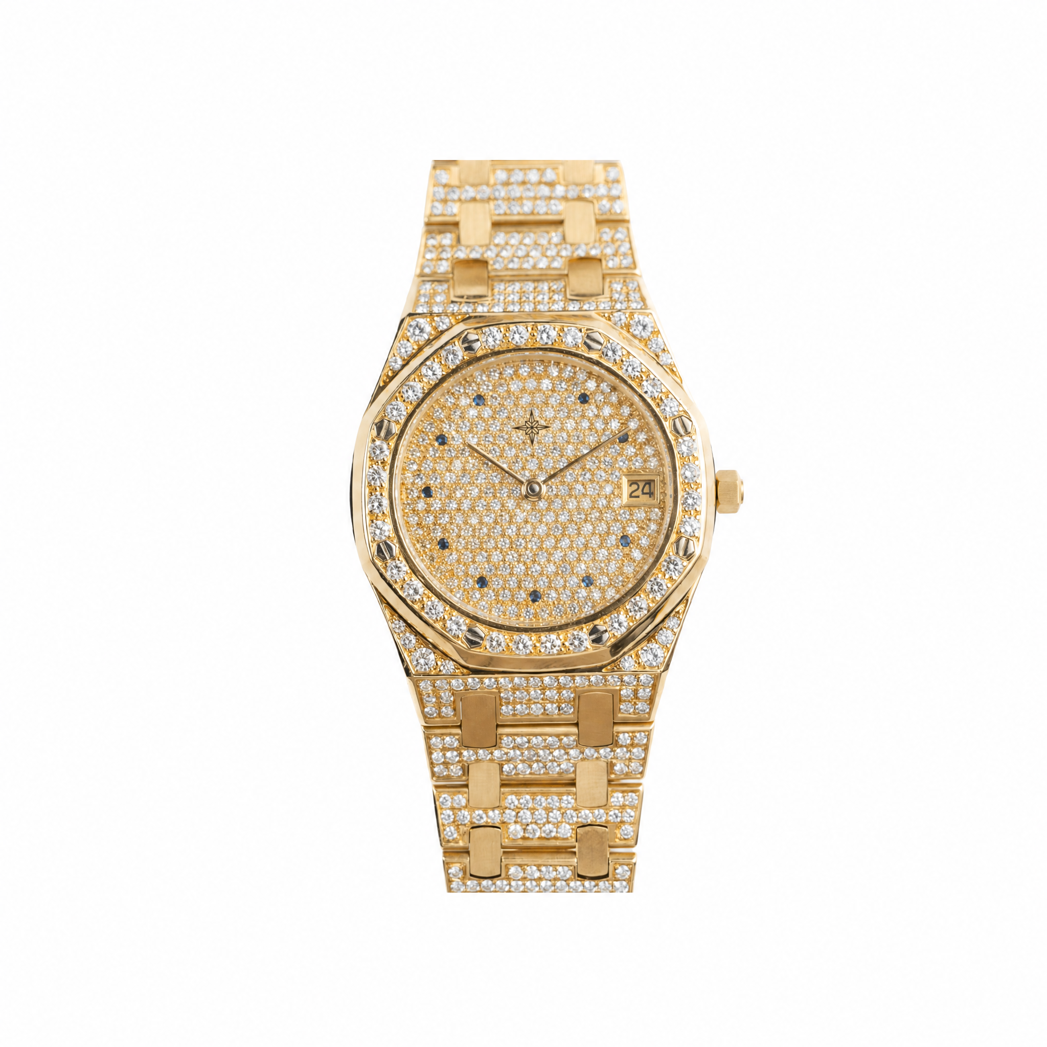 Umbraux A Royal Oak Yellow Gold Blue