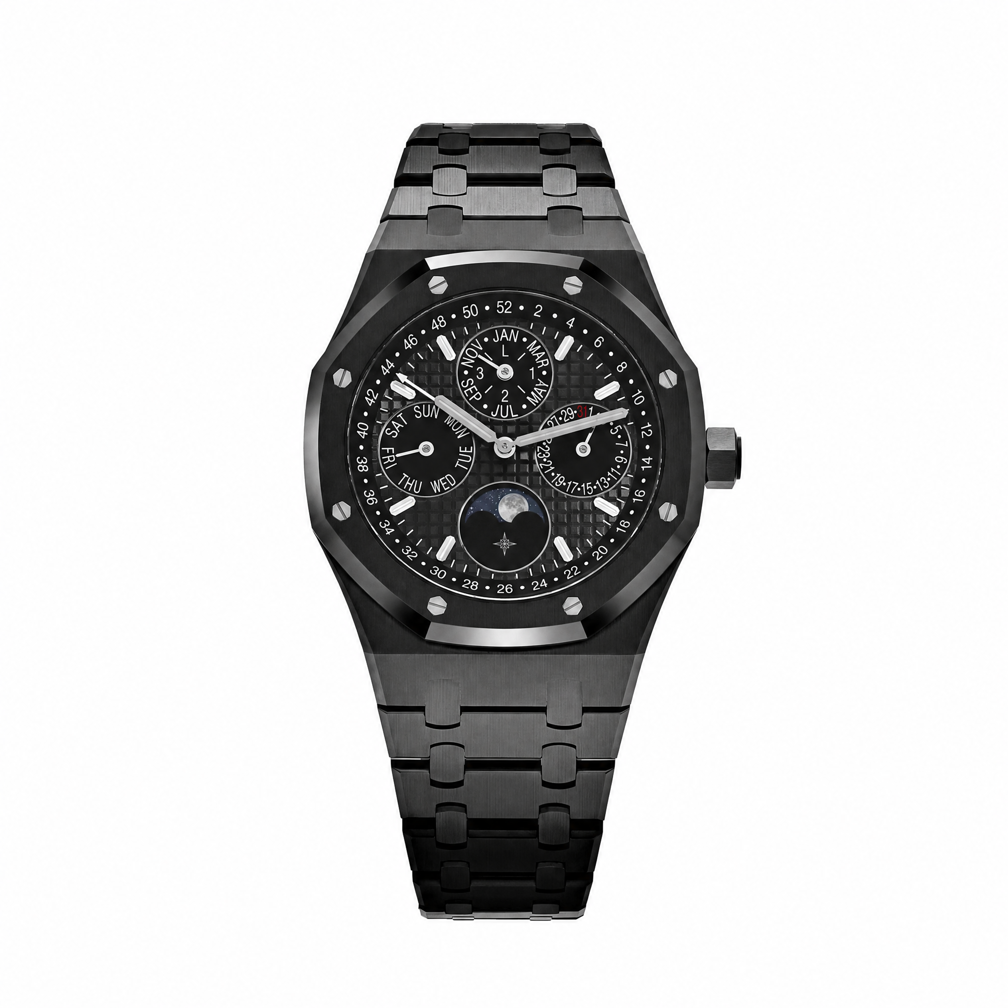 Umbraux A Royal Oak Perpetual Calendar Black Ceramic