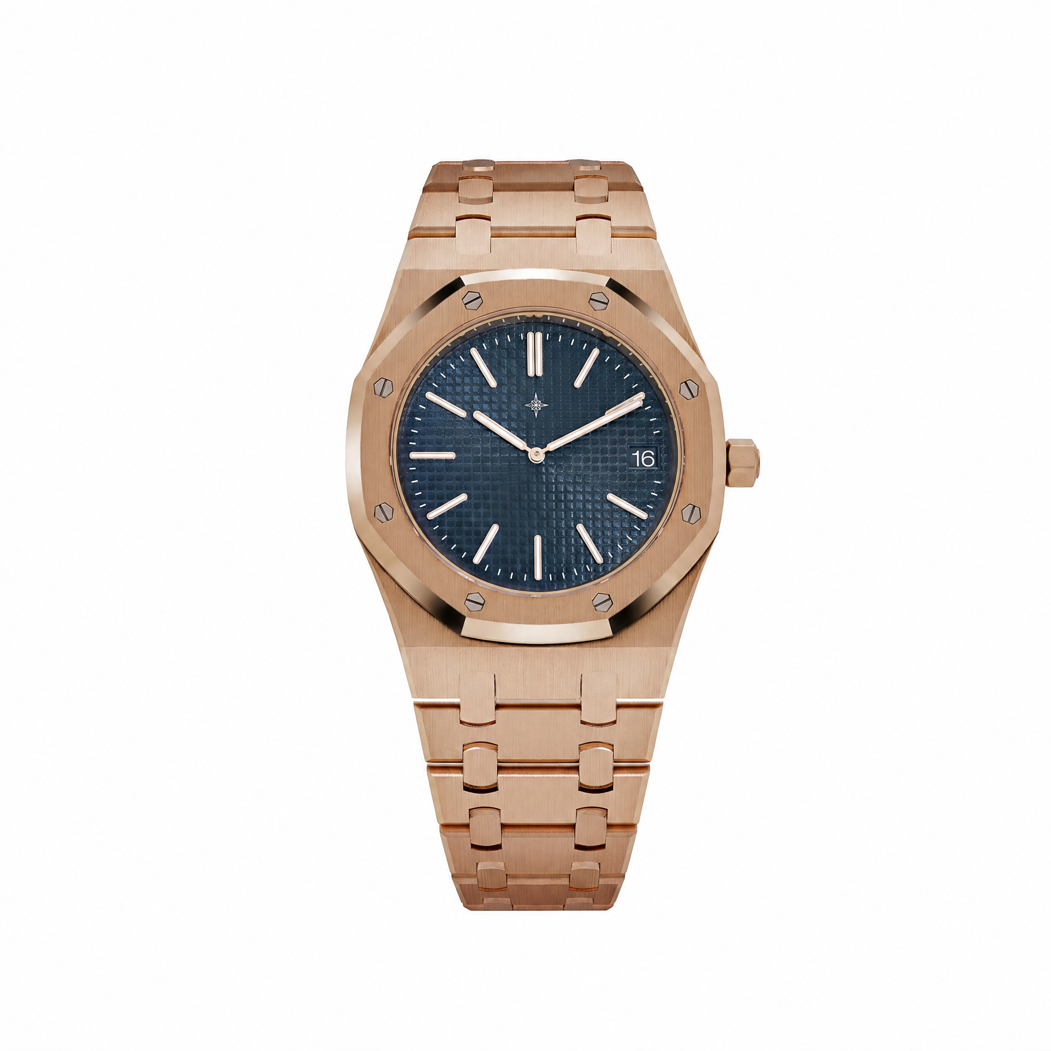 Umbraux A Jumbo Royal Oak Rose Gold Blue