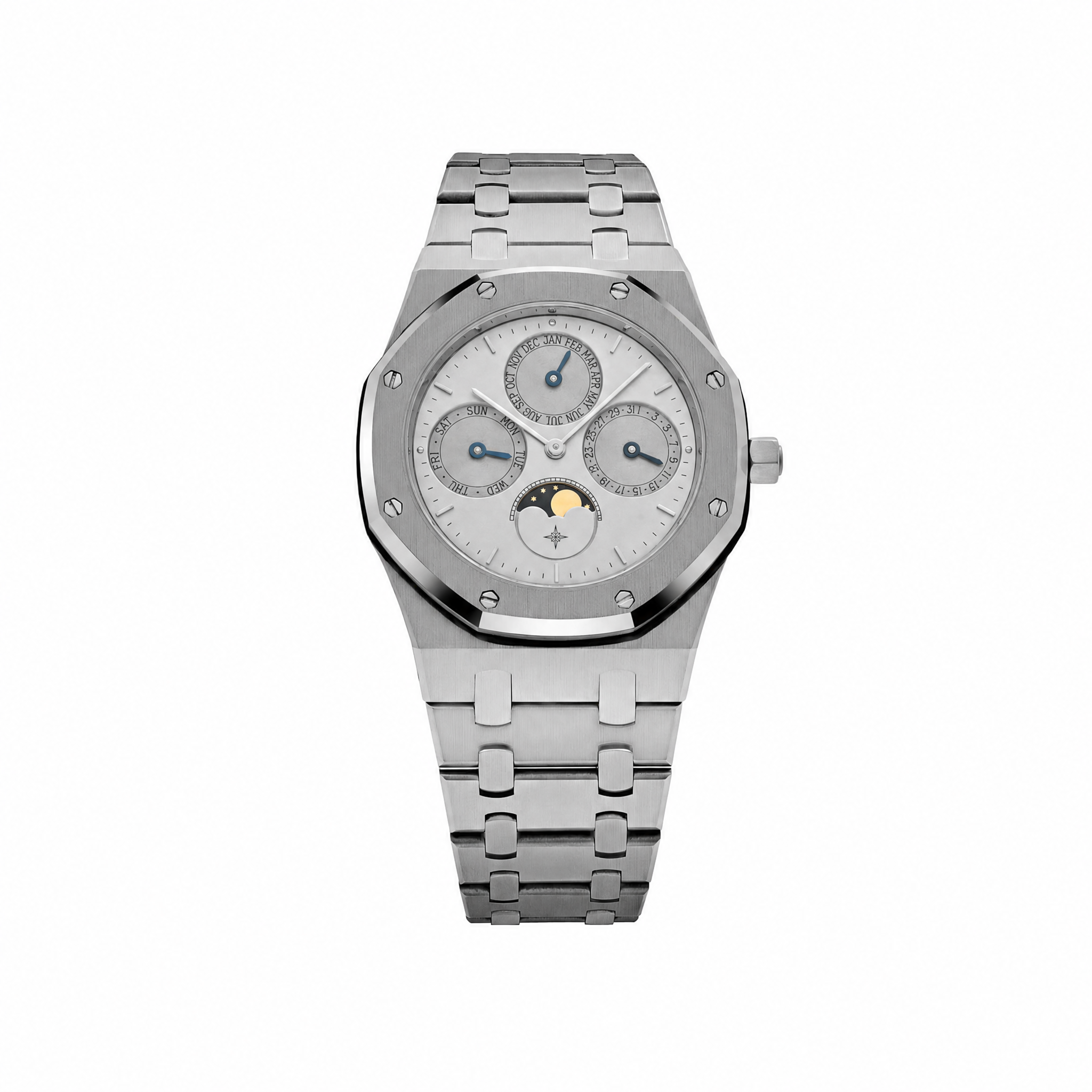 Umbraux A Royal Oak Perpetual Calendar Stainless Steel Silver