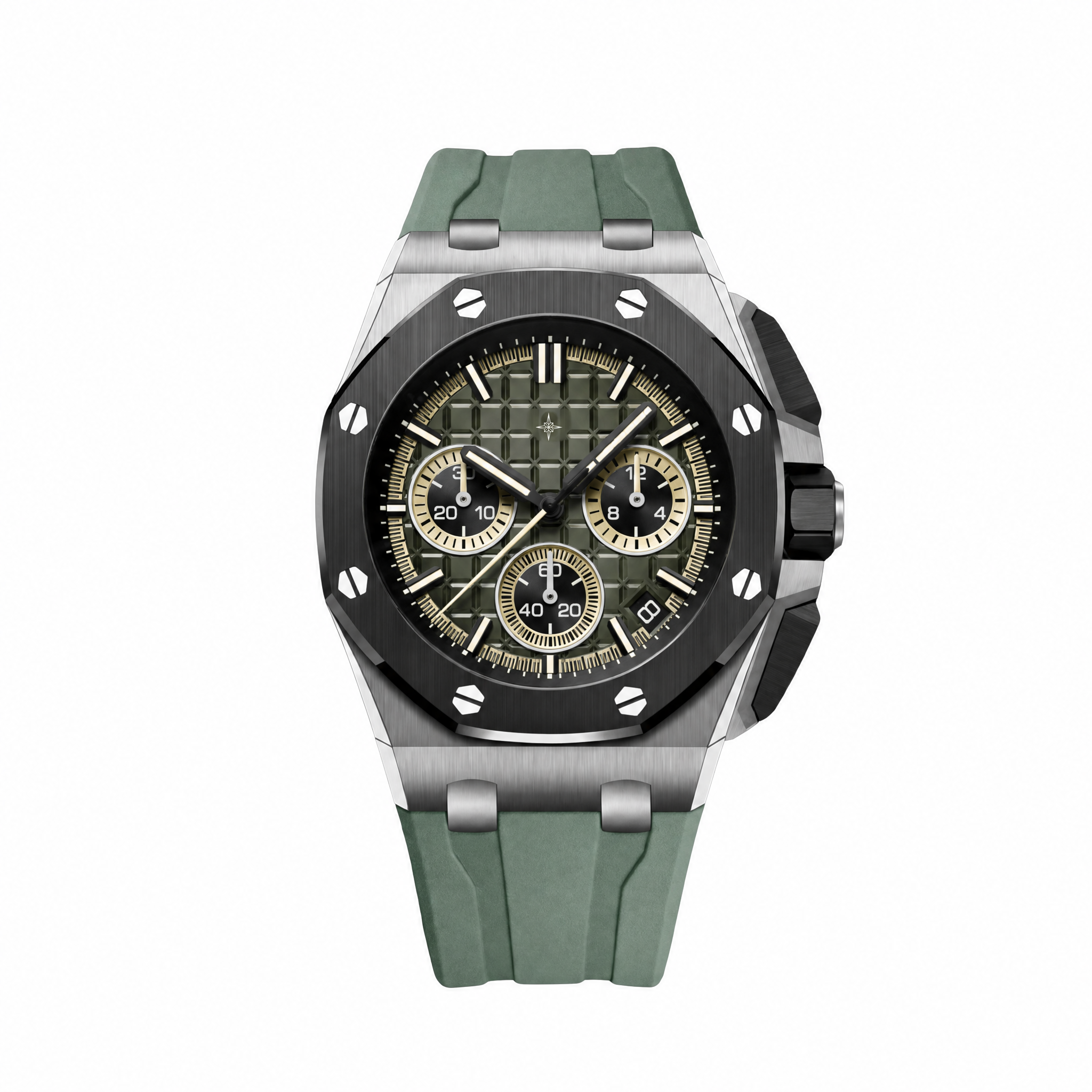 Umbraux A Royal Oak Offshore Chronograph Titanium Black Khaki