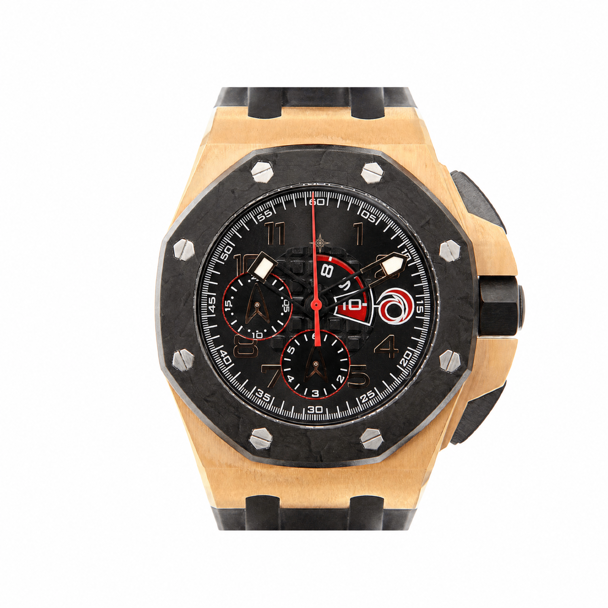 Umbraux A Royal Oak Offshore Chronograph Rose Gold Black