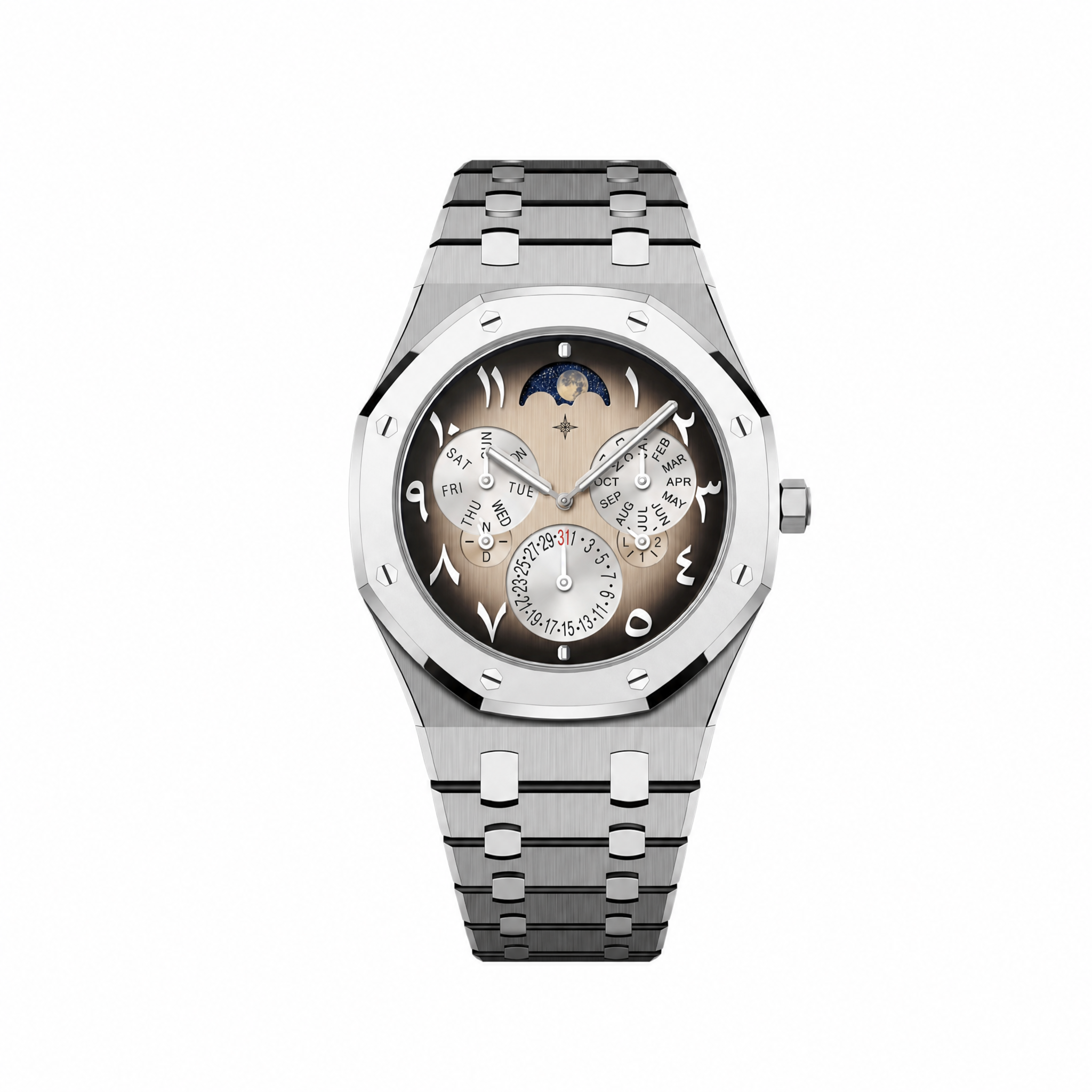 Umbraux A Royal Oak Perpetual Calendar Titanium Ivory