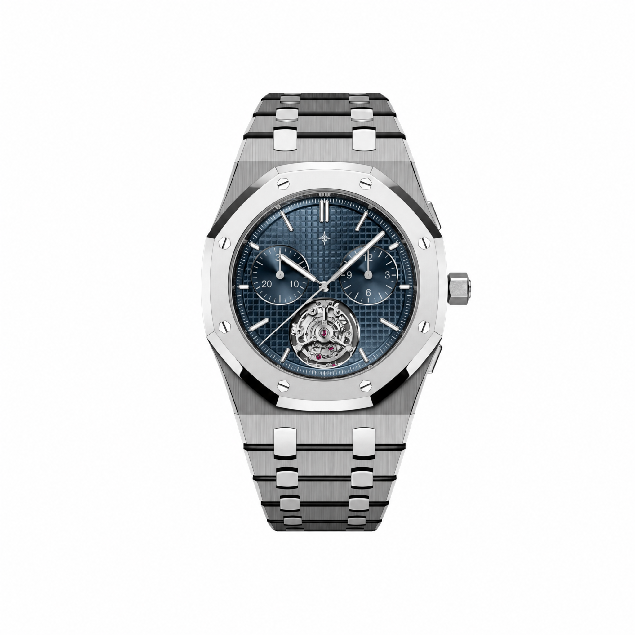 Umbraux A Royal Oak Flying Tourbillon Titanium Blue