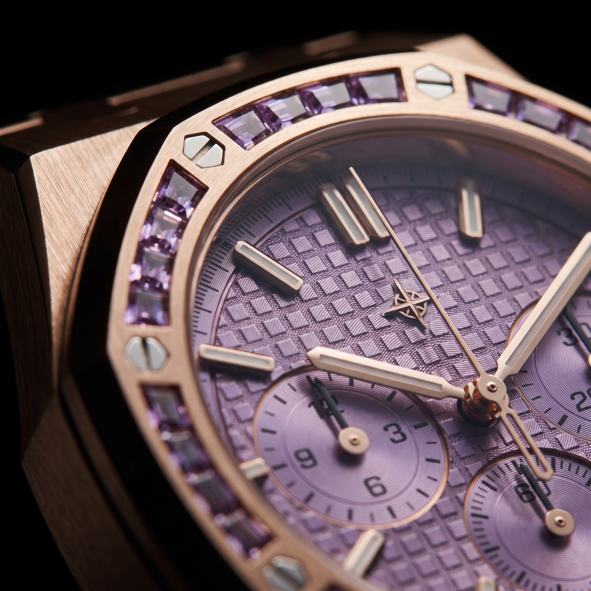 Umbraux Vauban Chronograph dial detail