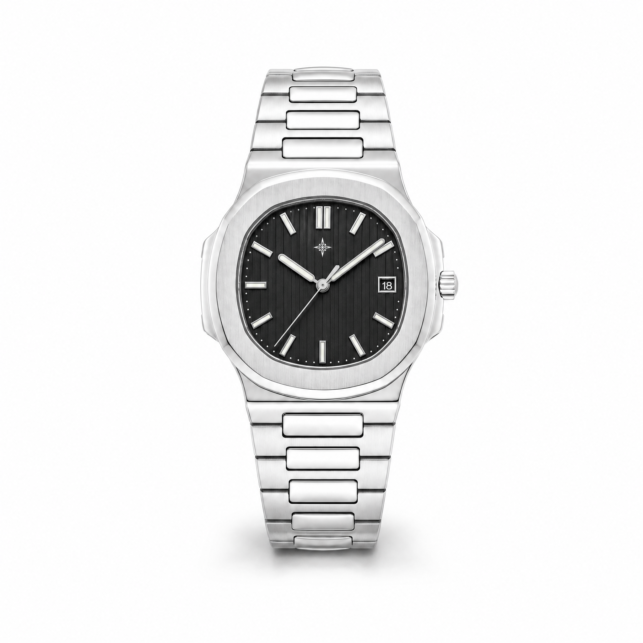 Umbraux Marine 40mm – Argent Nuit